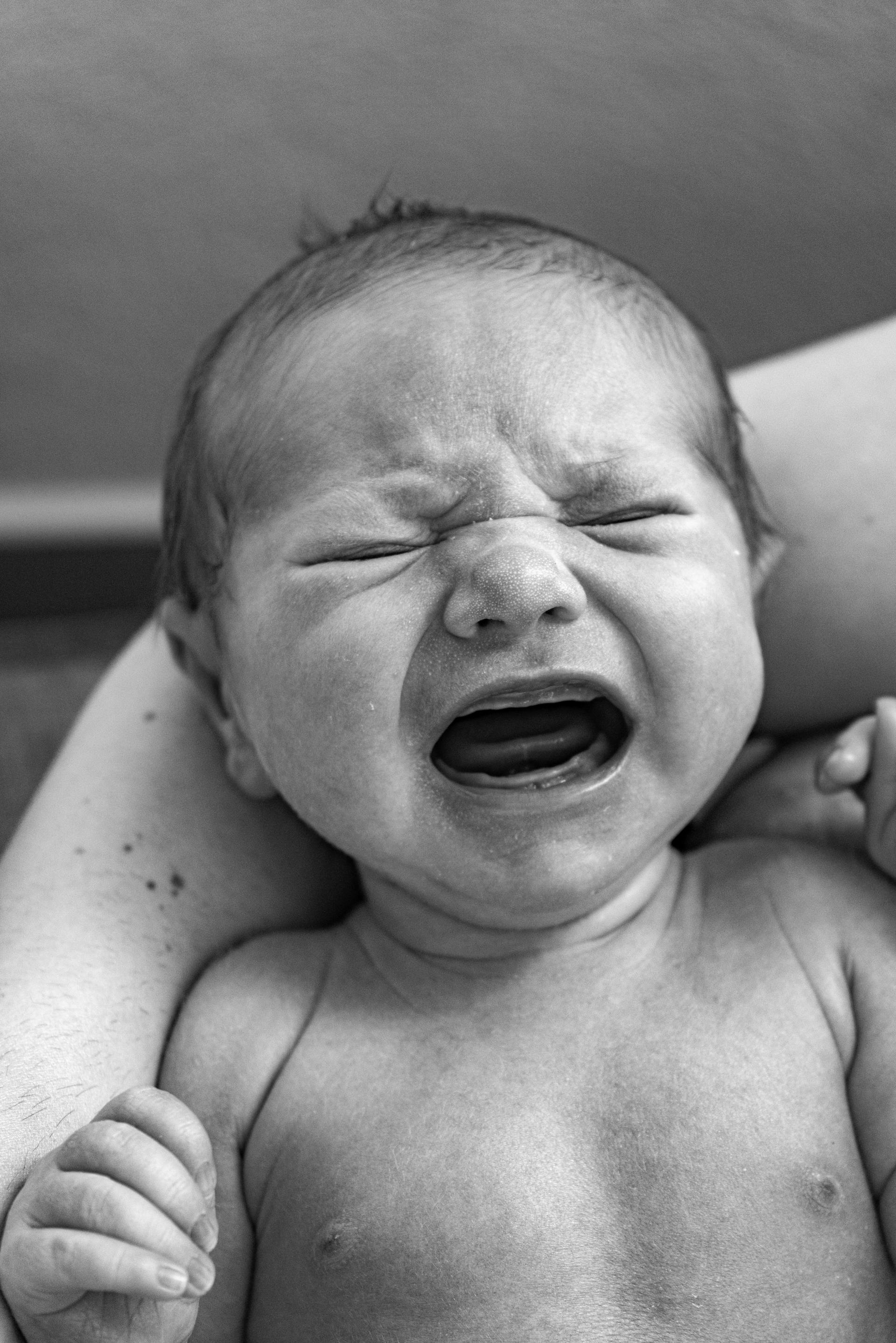 A baby crying | Source: Pexels