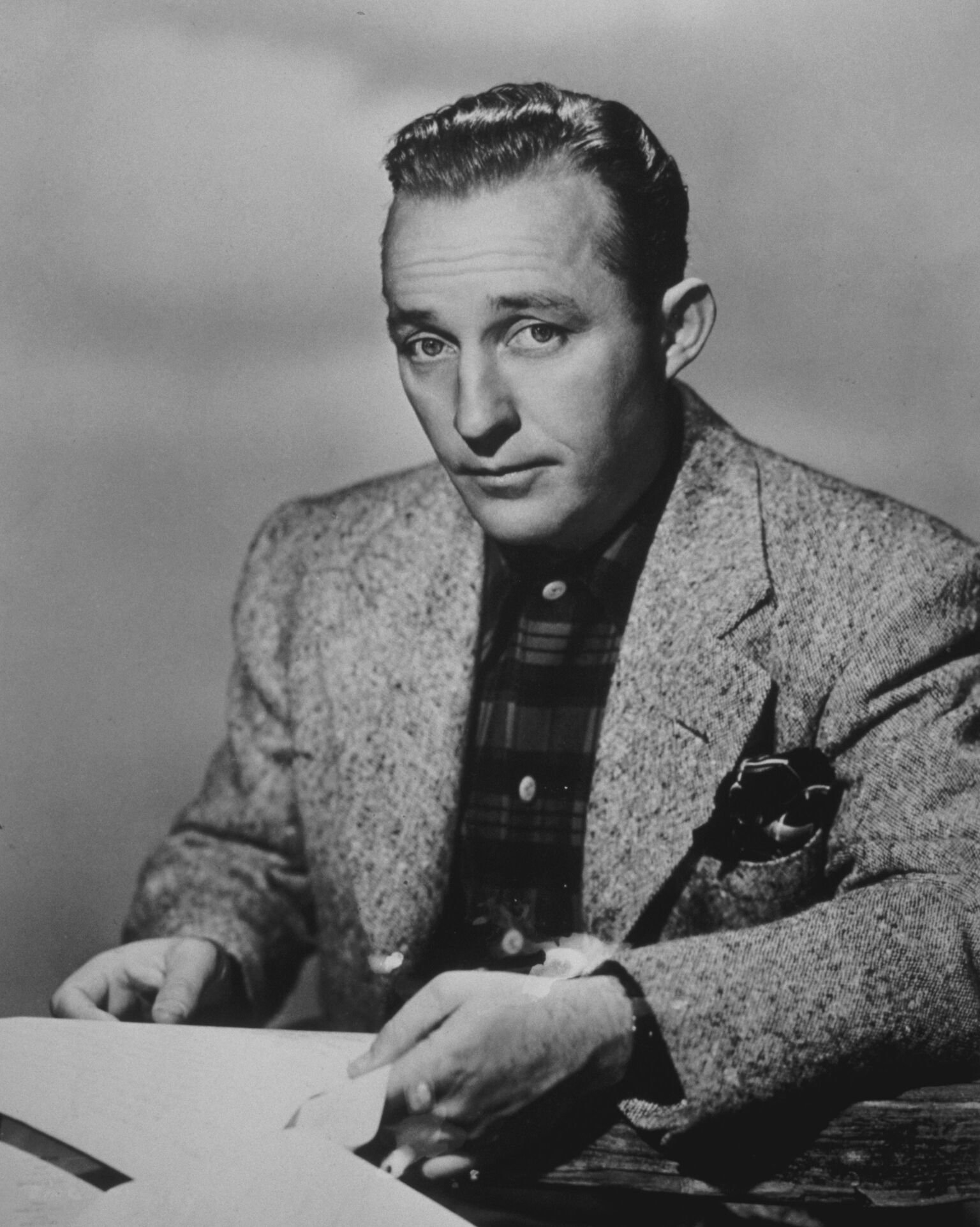 Headshot of American entertainer Bing Crosby | Getty Images