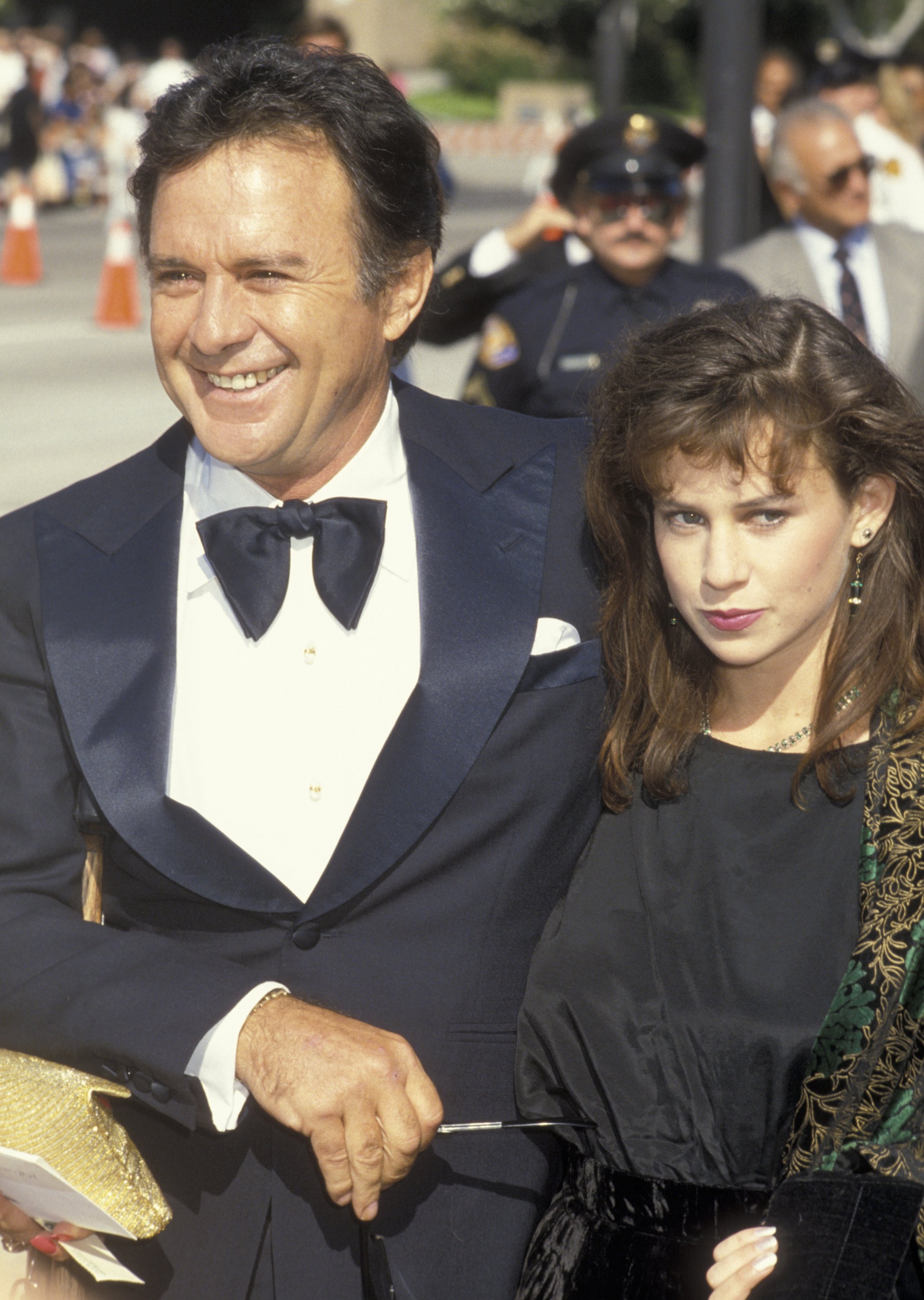 James Stacy and his daughter Heather at the 38th Annual Primetime Emmy Awards, 1986. | Photo: Getty Images
