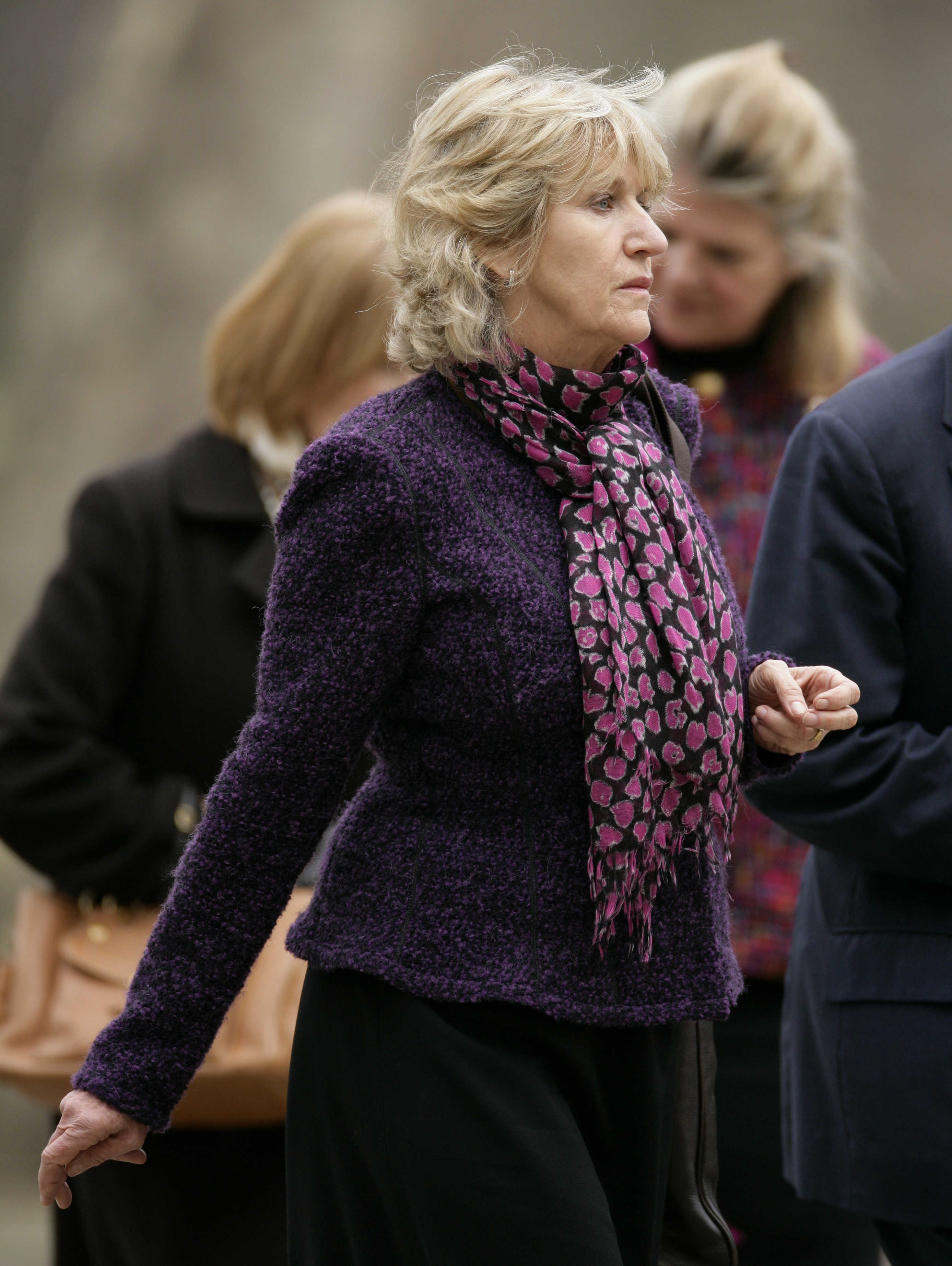 Annabel Elliot at a memorial service for Rosemary Parker Bowles in the Guards Chapel, Wellington Barracks on March 25, 2010 | Source: Getty Images