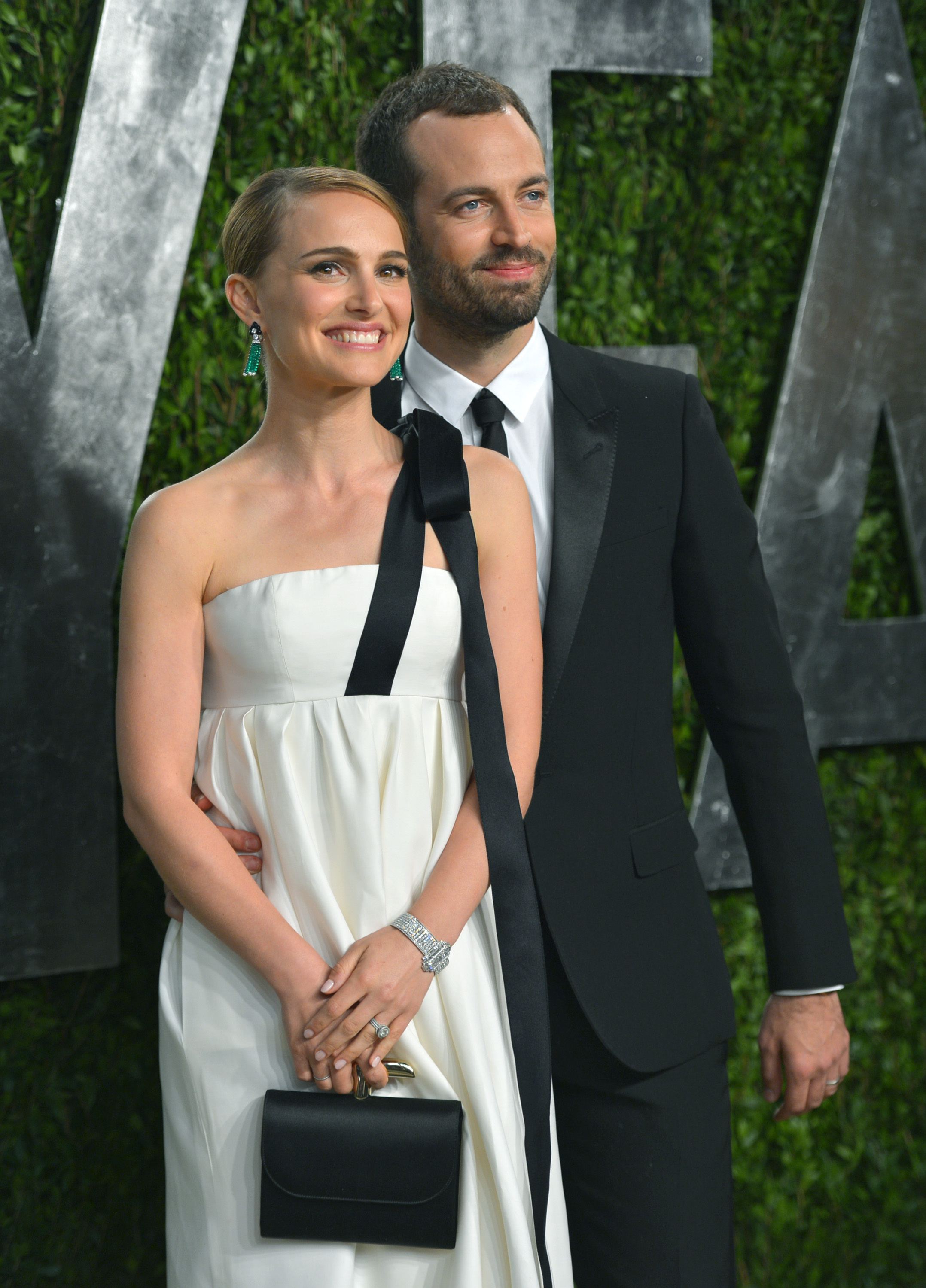 Natalie Portman and Benjamin Millepied on February 24, 2013 in West Hollywood, California | Source: Getty Images