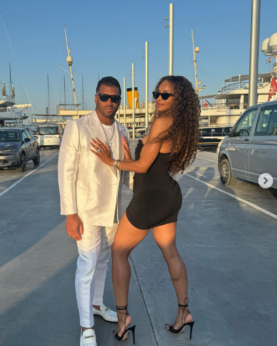 Ciara and Russell Wilson on a marina on July 7, 2025 | Source: Instagram/ciara