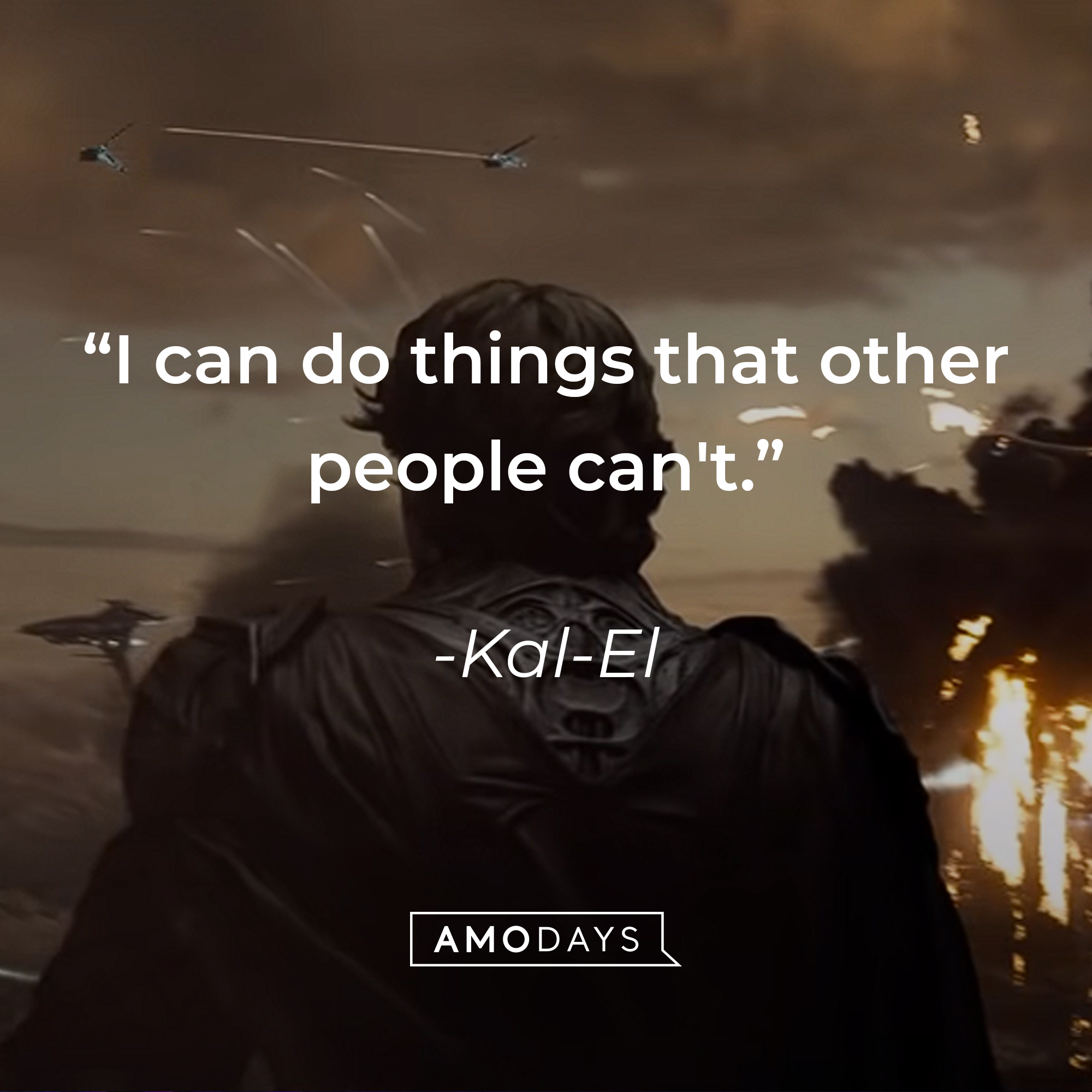Kal-El's quote: "I can do things that other people can't." | Source: Youtube.com/WarnerBrosPictures