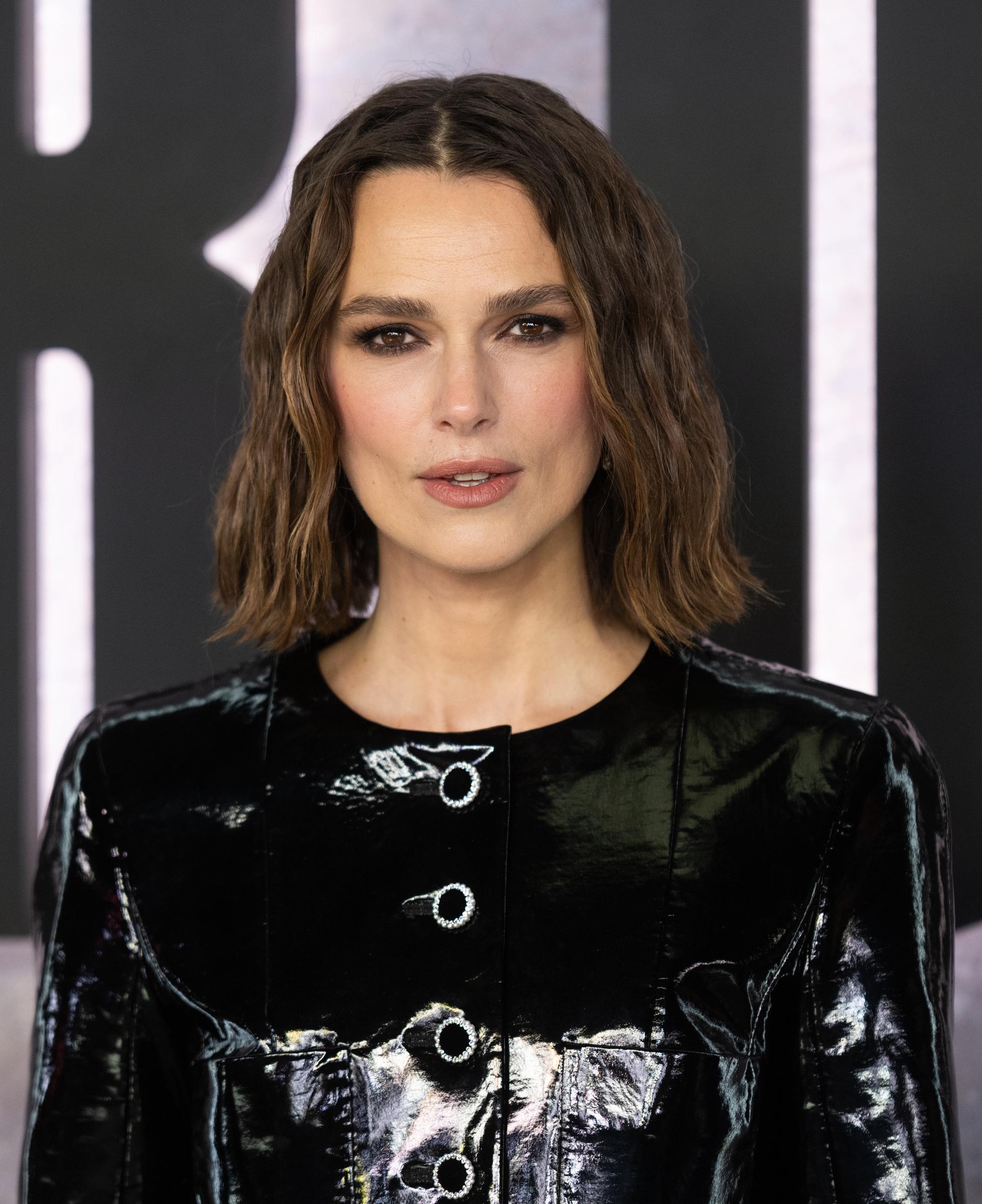 Keira Knightley attends the "Black Doves" Season One World Premiere at the BFI Southbank in London, England  on December 3, 2024. | Source: Getty Images