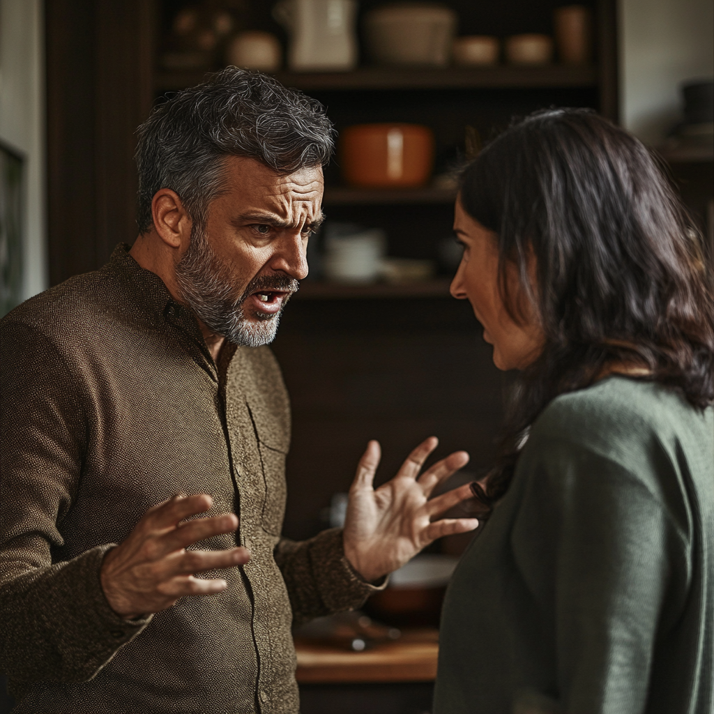 A man arguing with his wife | Source: Midjourney