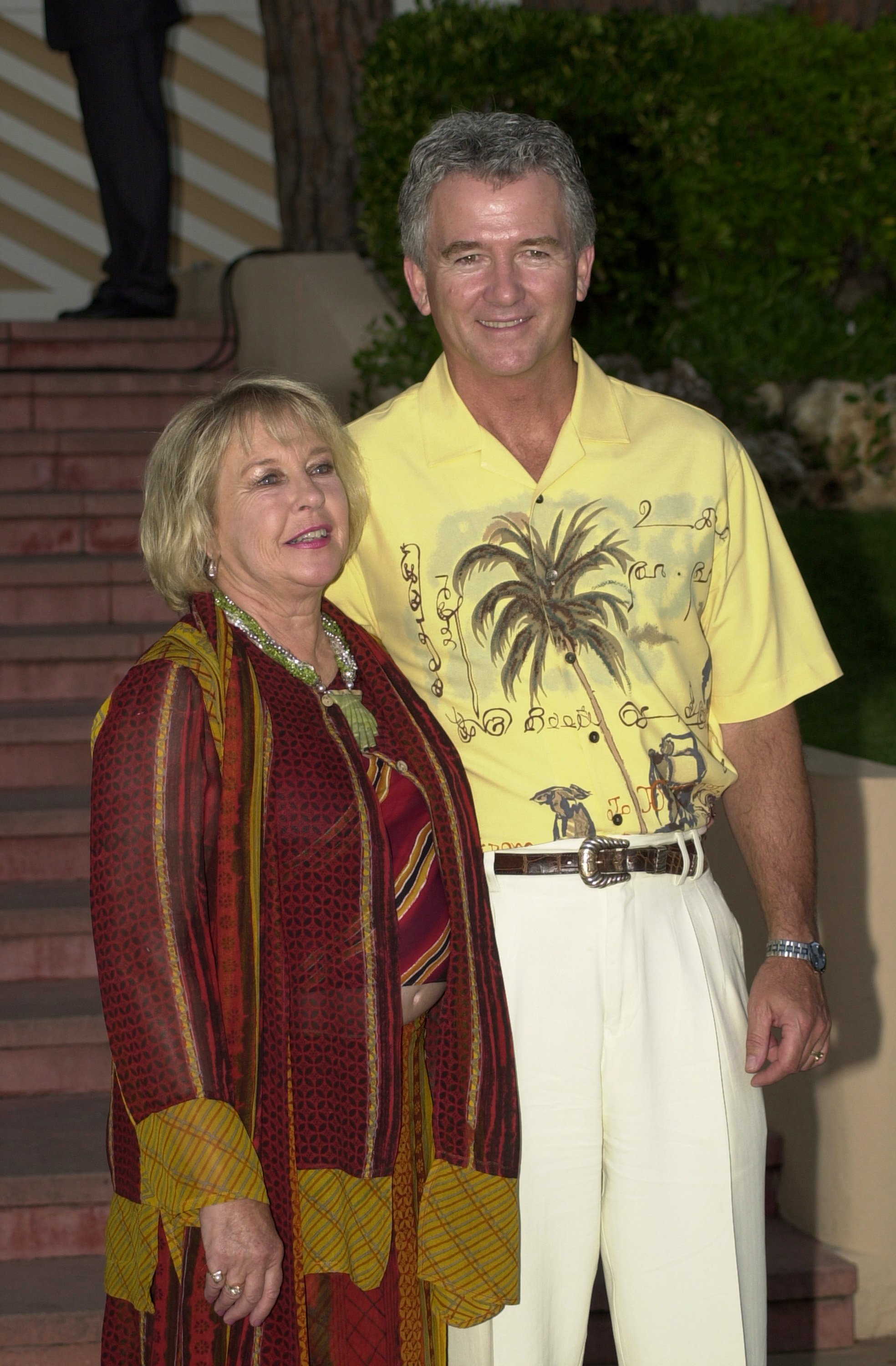 Patrick Duffy and Carlyn Rosser during the Monte Carlo Television Festival 2002 - Independence Day Party on July 4, 2002 | Source: Getty Images