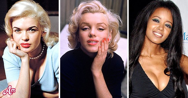 Playmates Jayne Mansfield, Marilyn Monroe, and Stephanie Adams. │ Source: Getty Images