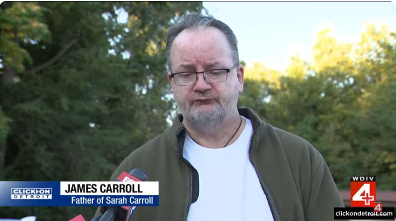 James Carroll, from a post dated September 1, 2025 | Source: Youtube/@ClickOnDetroitLocal4WDIV