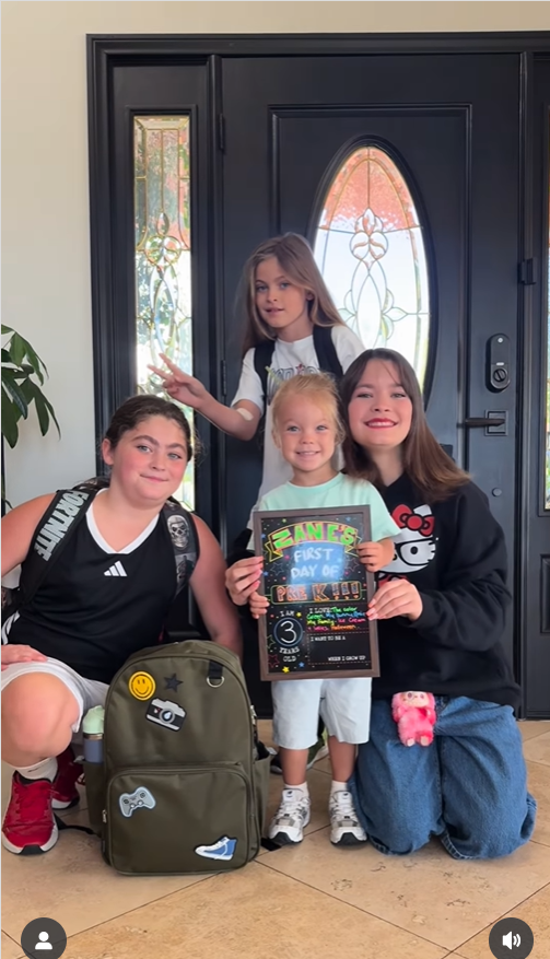 Megan Fox and Brian Austin Green's sons are with their sibling, Zane in a video post dated September 2, 2025 | Source: Instagram/sharnaburgess