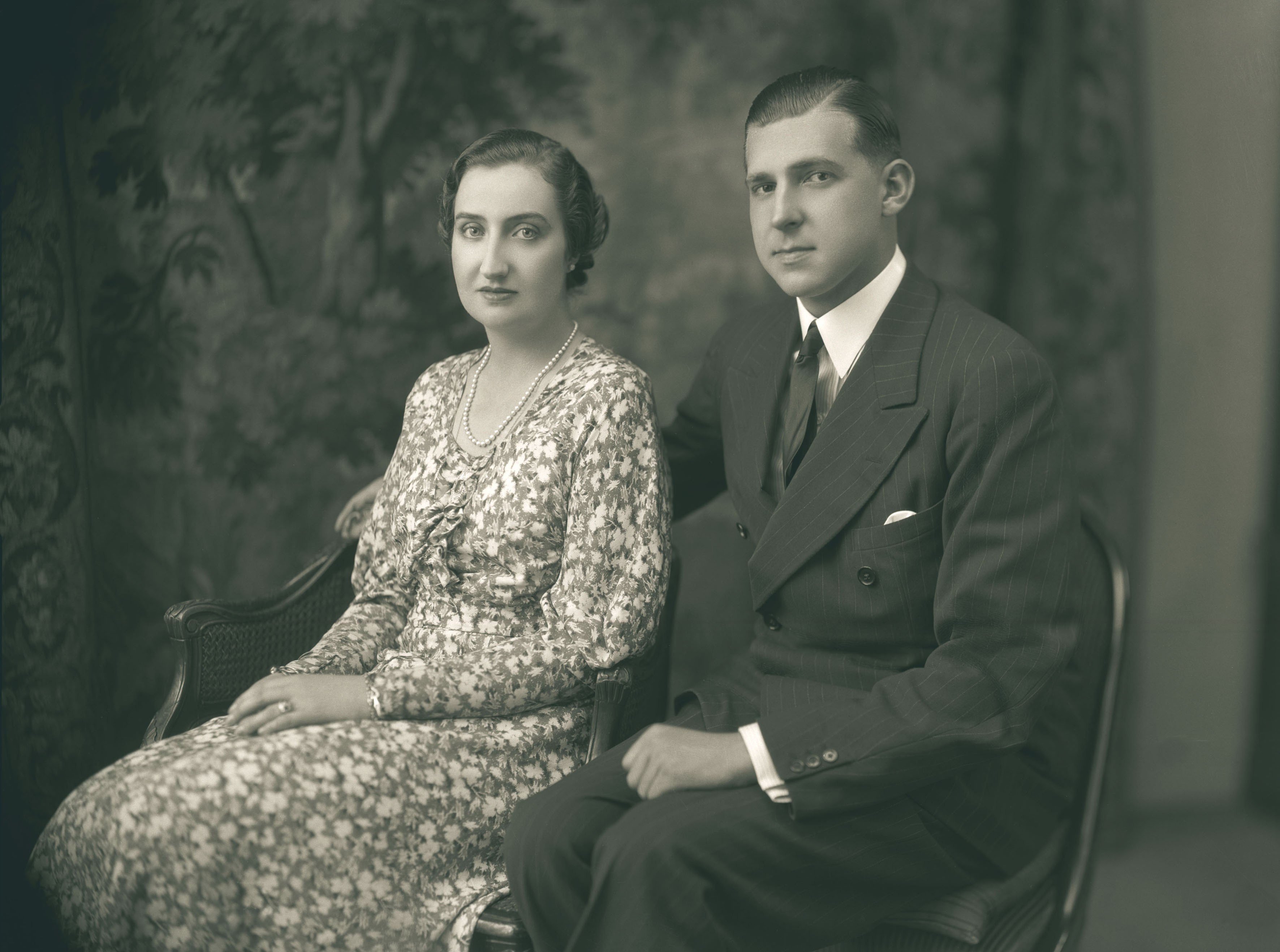 María Mercedes de Borbón Dos Sicilias y Orléans y el Infante Juan de España en Barcelona en 1932. | Foto: Getty Images