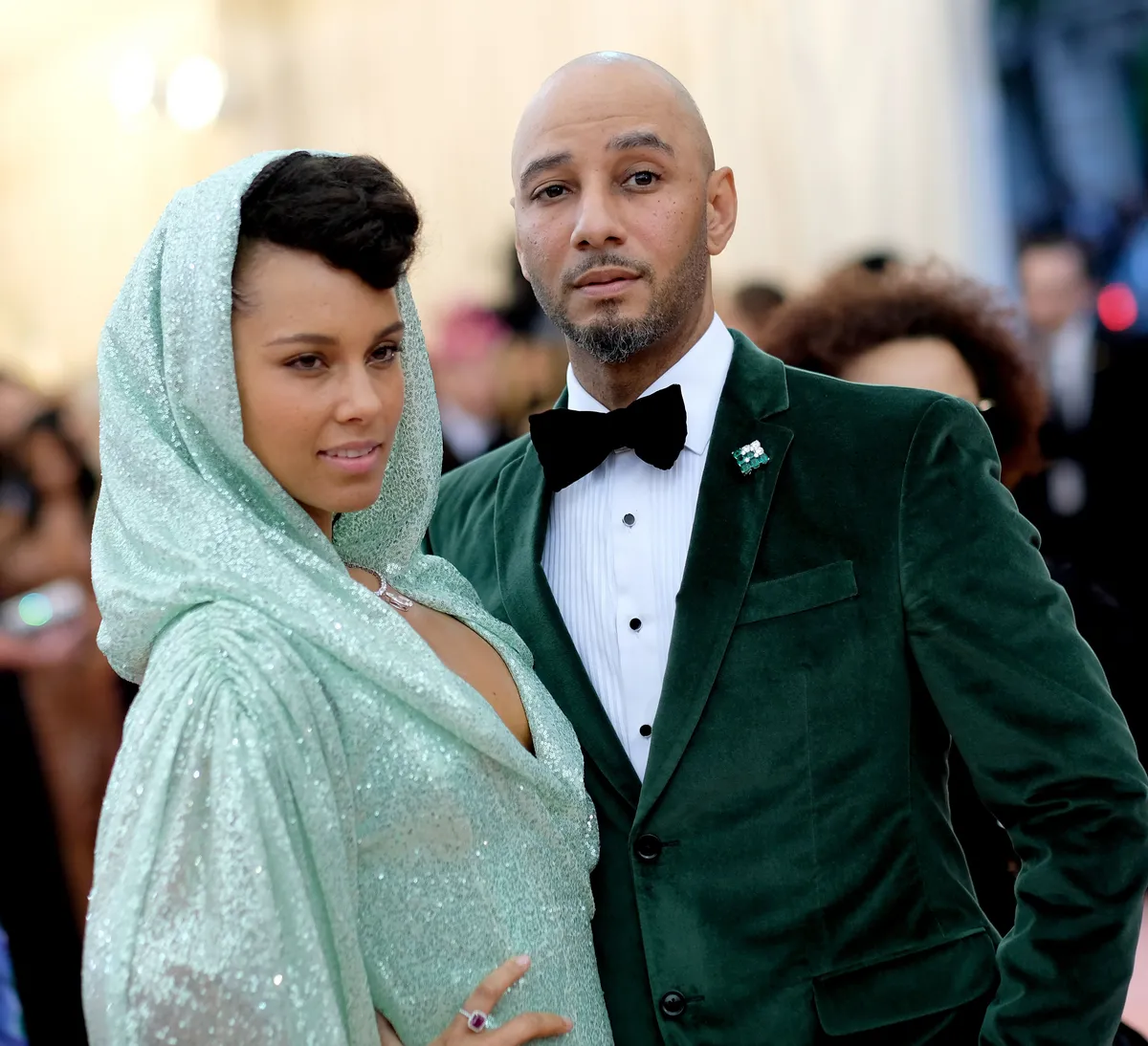 Alicia Keys and Swizz Beatz attends the Met Gala at the Metropolitan Museum of Art in 2019. | Photo: Getty Images