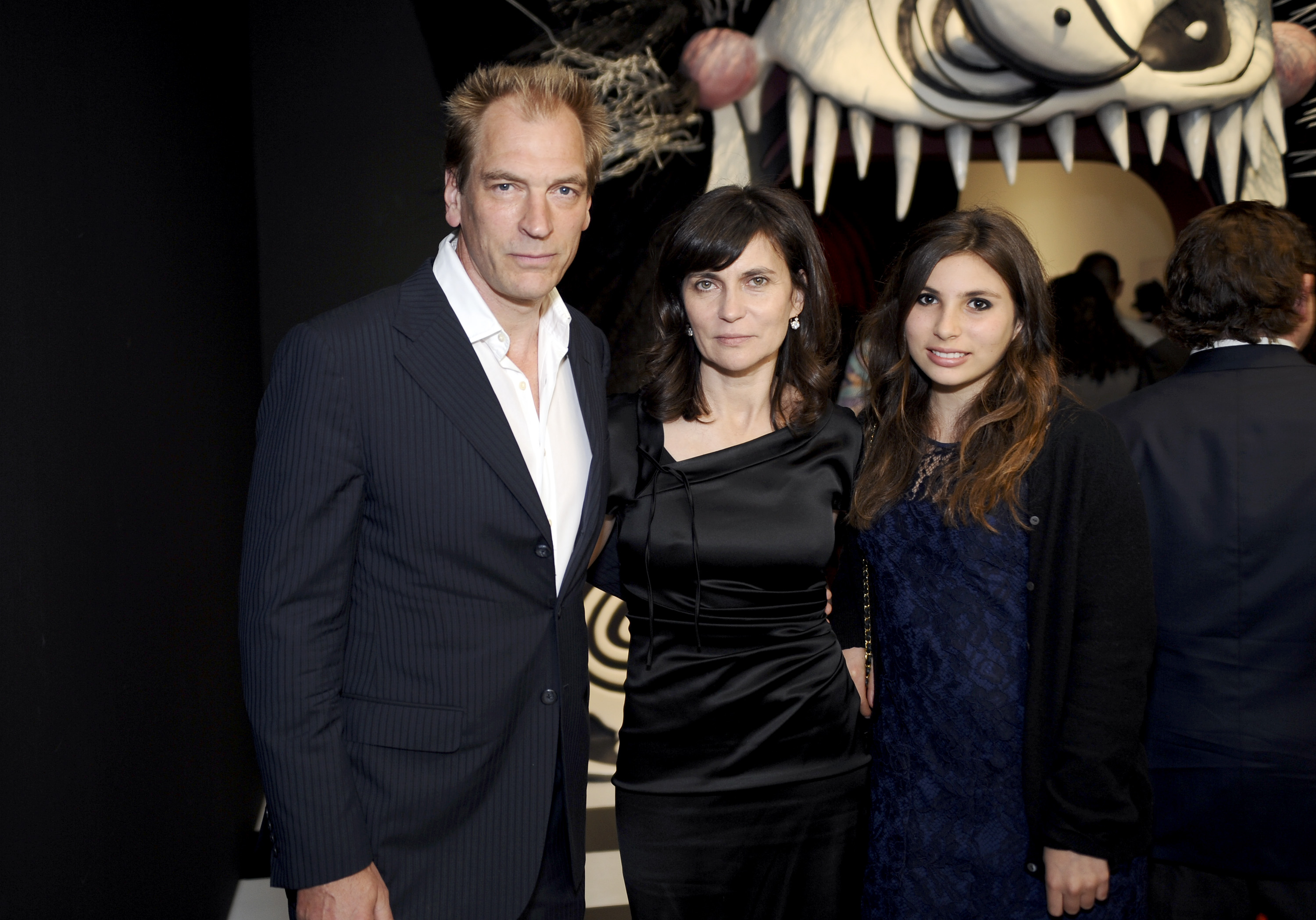 Jullian Sands, Evgenia Citkowitz, and Natalia Sands are pictured at the Opening Party For Tim Burton At LACMA on May 28, 2011, in Los Angeles, California | Source: Getty Images