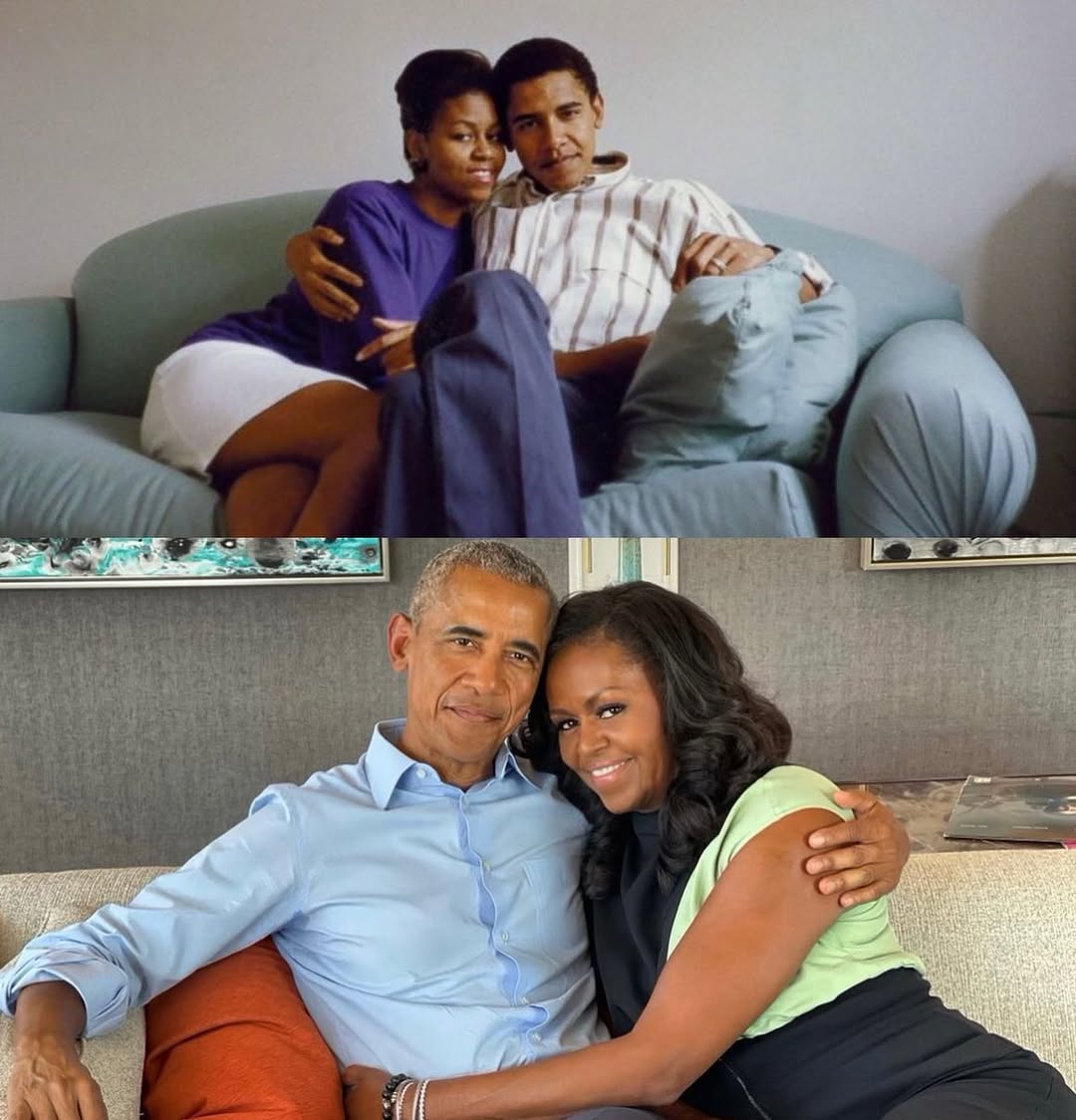 Michelle and Barack Obama from a post dated October 3, 2021. | Source: Instagram/michelleobama
