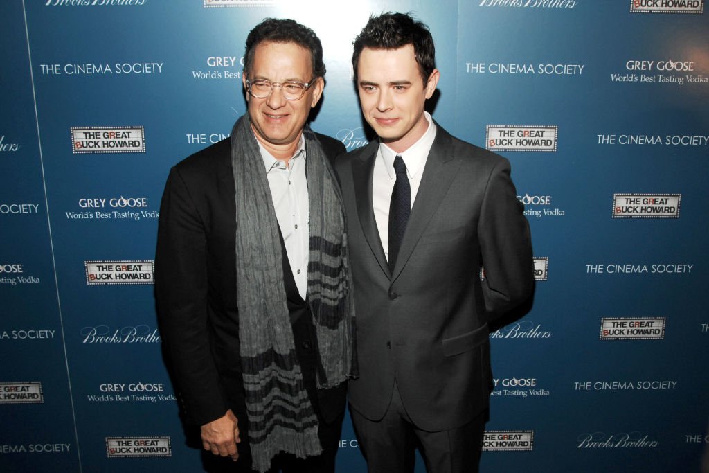 Tom Hanks and Colin Hanks pictured at a screening of "The Great Buck Howard" at Tribeca Grand Hotel, 2009, New York City. | Photo: Getty Images