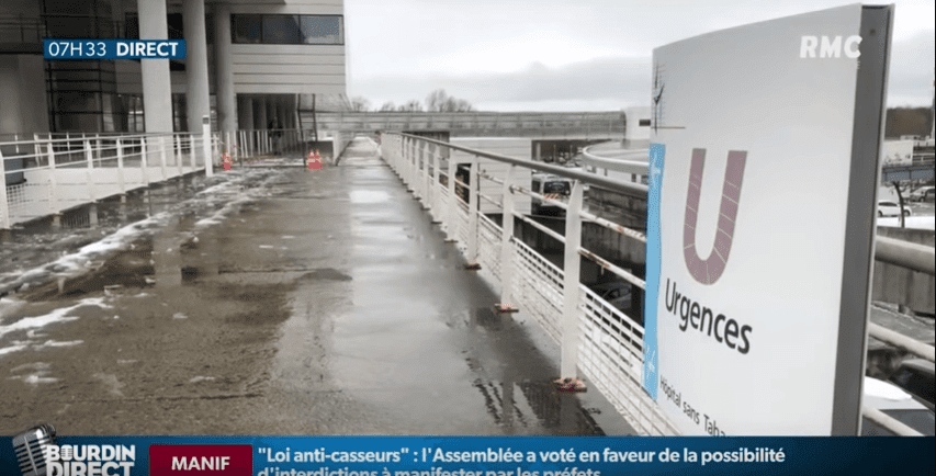 Hôpital de Mantes-la-Jolie | Youtube / RMC Hôpital de Mantes-la-Jolie | Youtube / RMC