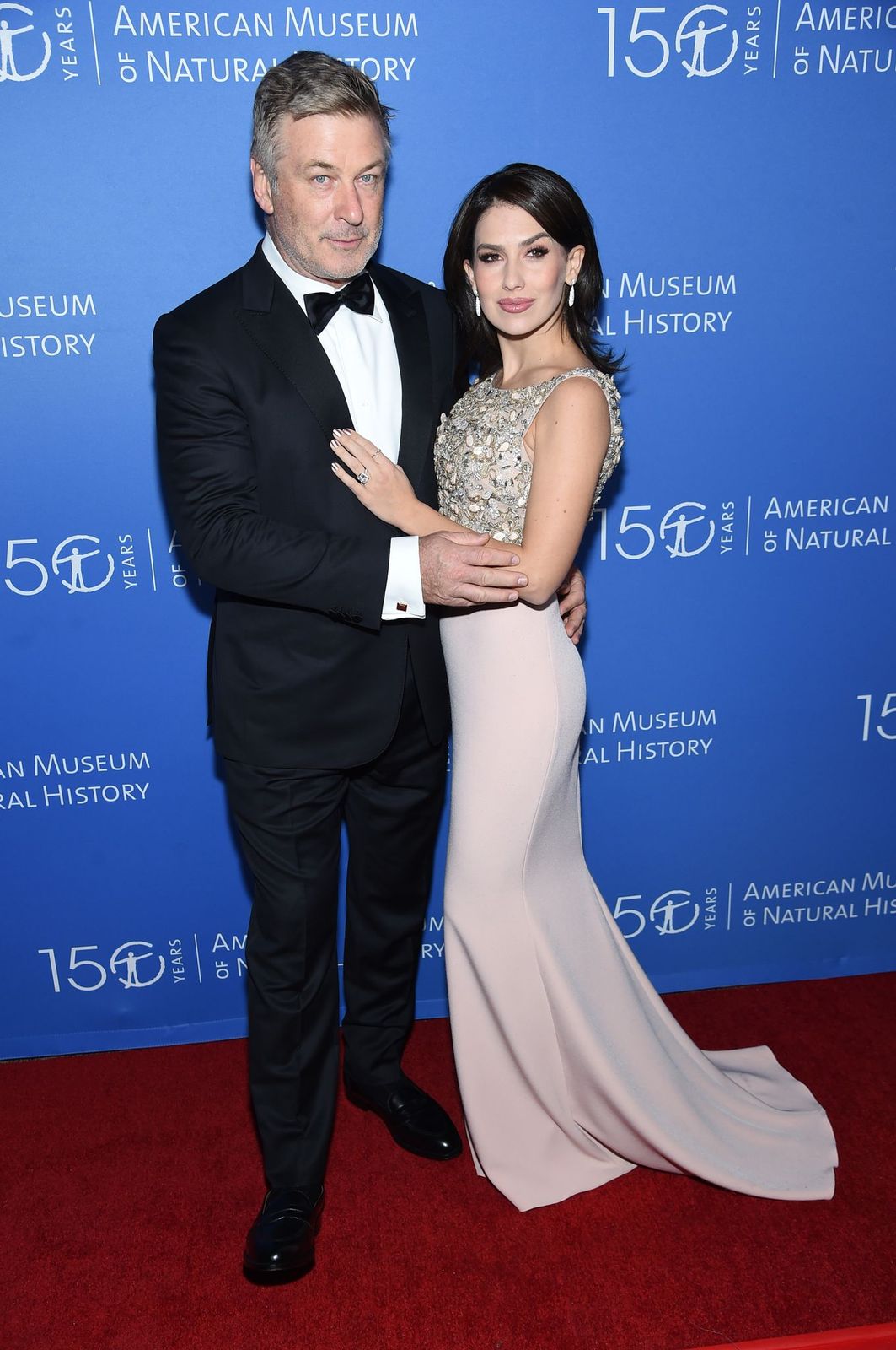 Alec and Hilaria Baldwin at the American Museum Of Natural History Gala on November 21, 2019, in New York City | Photo: Getty Images