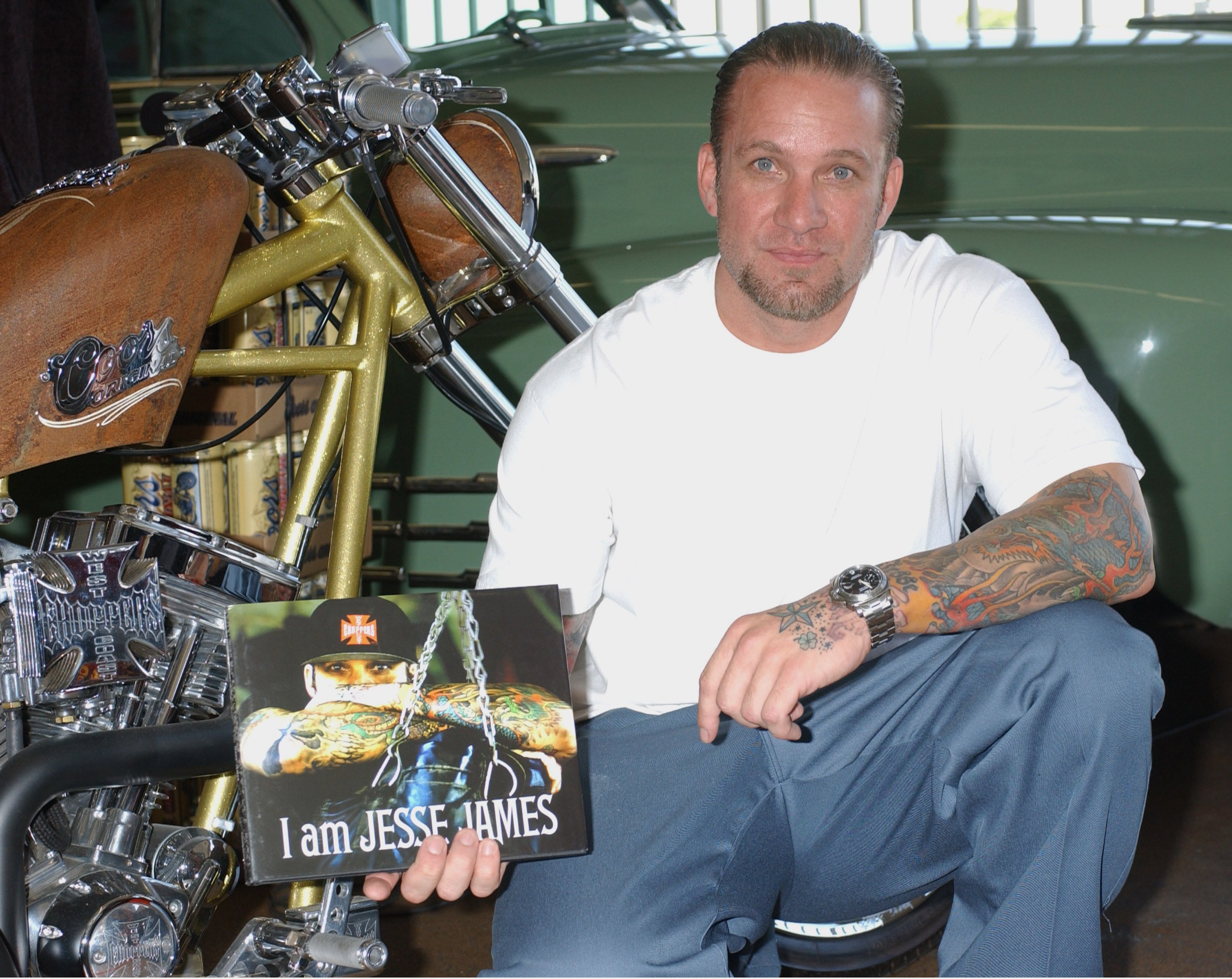 Jesse James during Book Signing for "I Am Jesse James" at West Coast Choppers Showroom in Long Beach, California. / Source: Getty Images