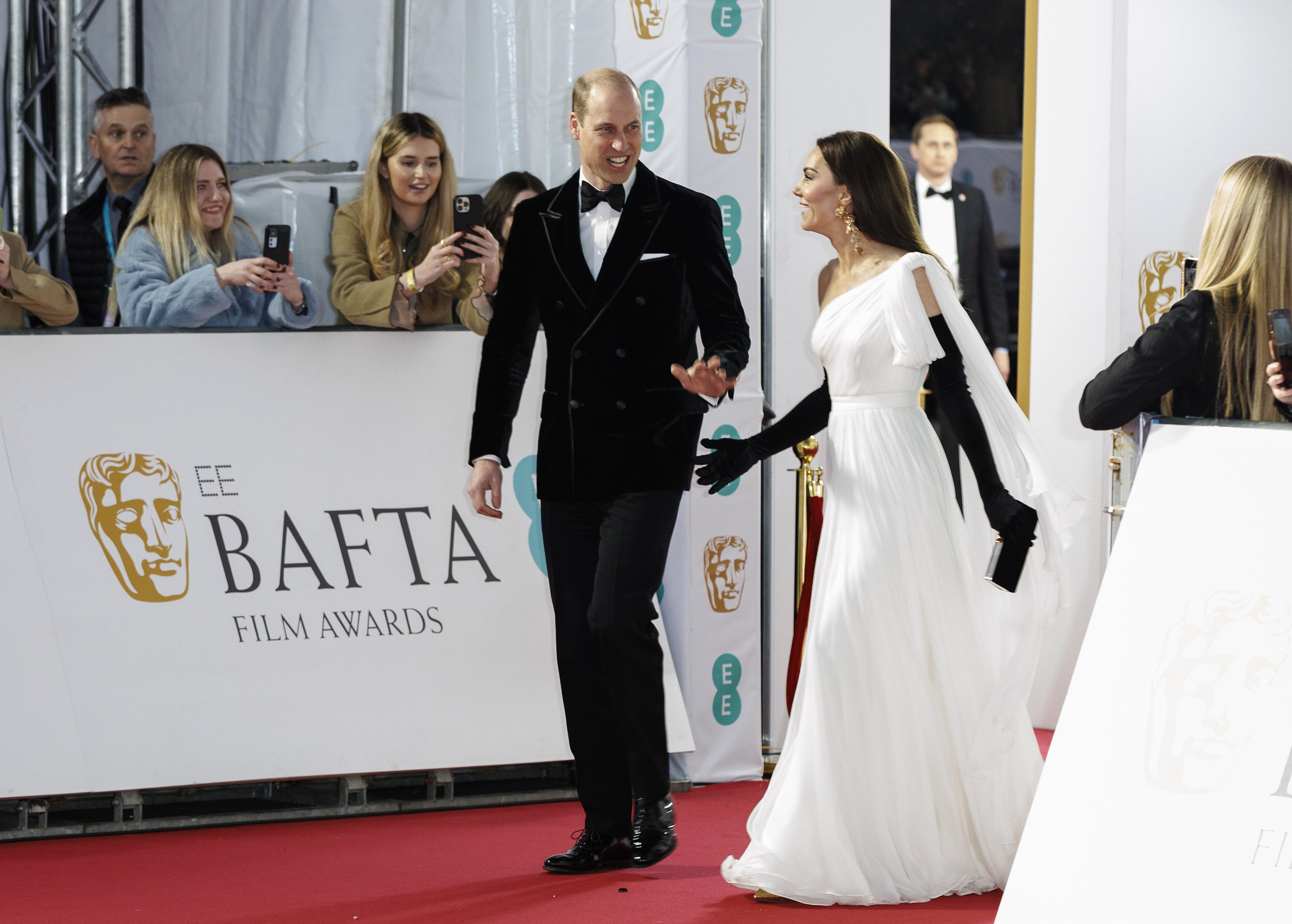 Prince William, Prince of Wales and Catherine, Princess of Wales attend the EE BAFTA Film Awards 2023 at The Royal Festival Hall on February 19, 2023 in London, England | Source: Getty Images 