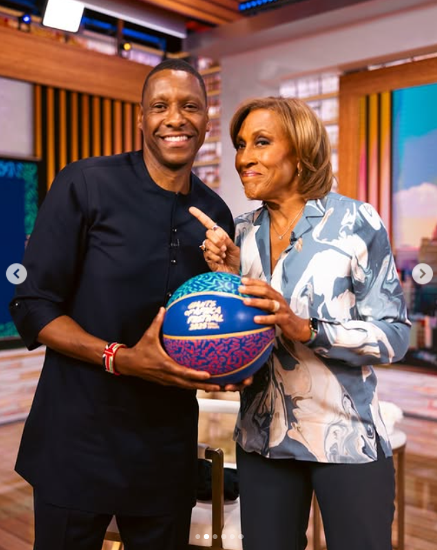 Robin Roberts interviews Masai Ujiri on "Good Morning America" on a post dated July 3, 2025 | Source: Instagram/giantsofafrica