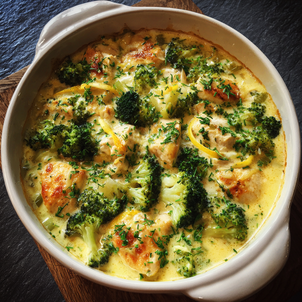 A casserole of food on a kitchen counter | Source: Midjourney