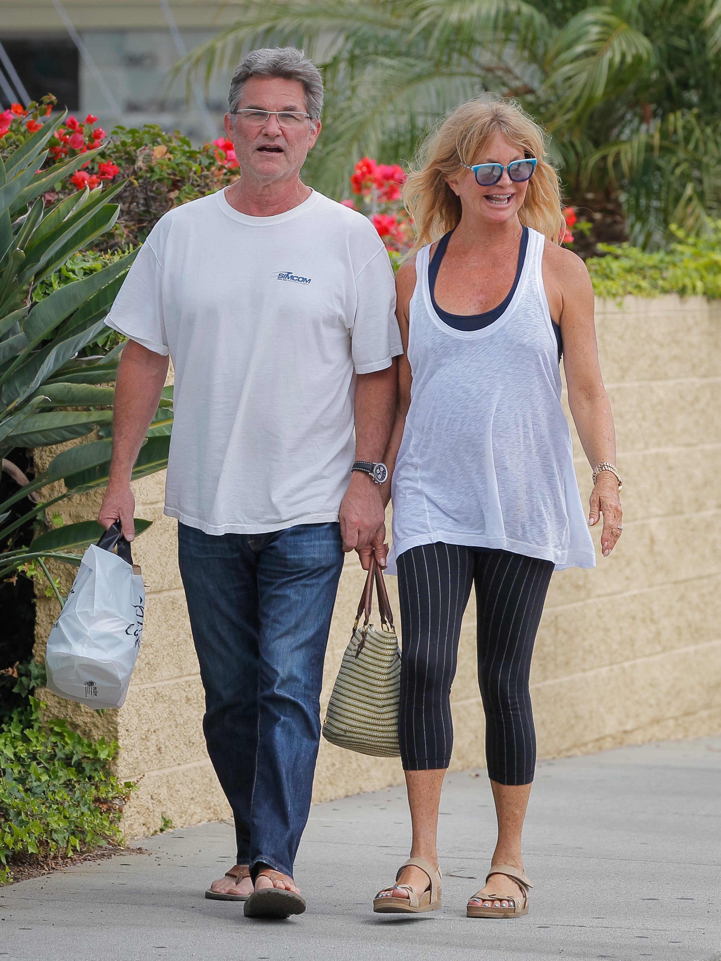 Kurt Russell and Goldie Hawn spotted on September 10, 2015 in Los Angeles, California | Source: Getty Images