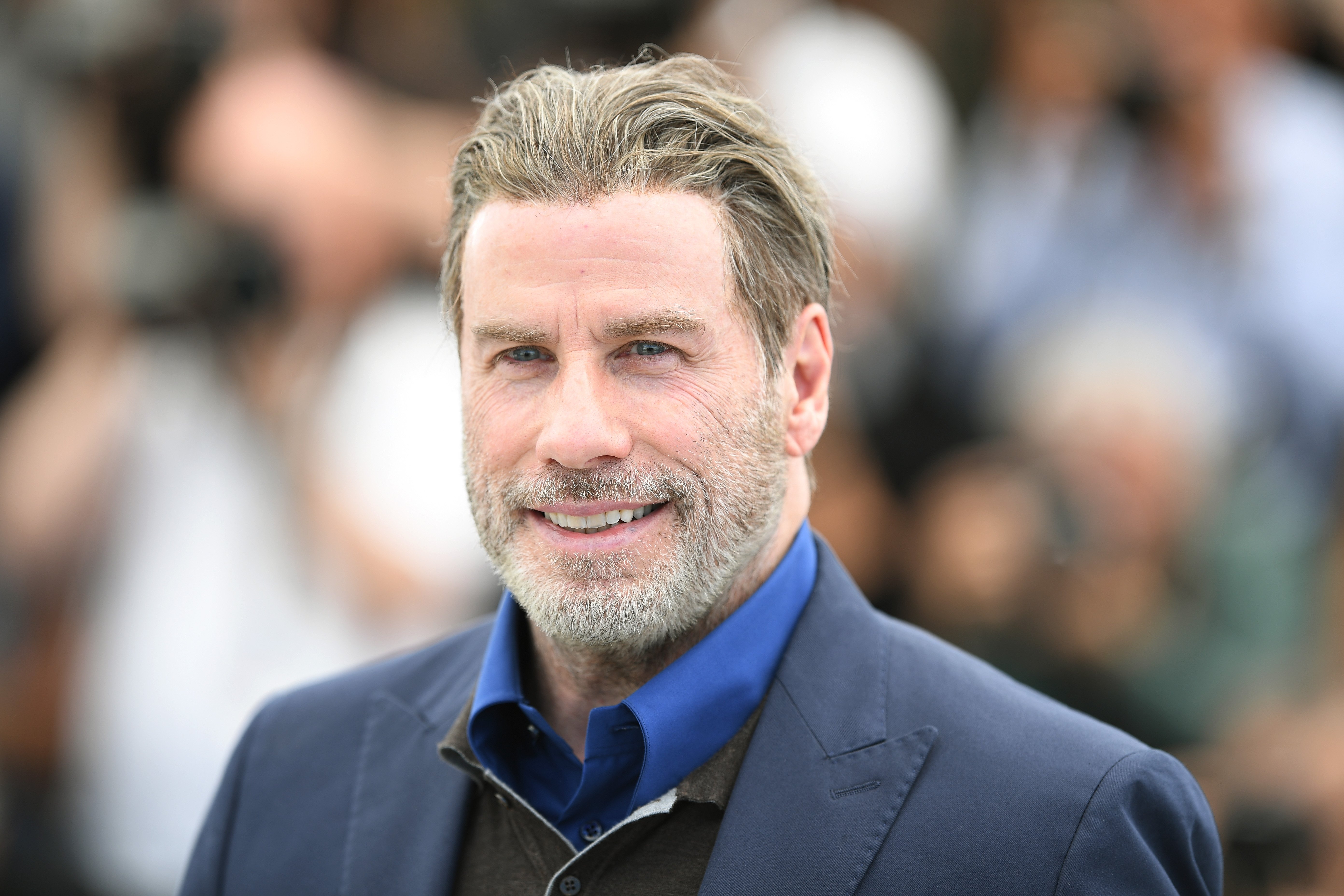 John Travolta nimmt am Fototermin für "Rendezvous With John Travolta - Gotti" während der 71. jährlichen Filmfestspiele von Cannes im Palais des Festivals am 15. Mai 2018 in Cannes, Frankreich, teil. | Quelle: Getty Images