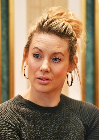  Kellie Shirley at the Virgin Money London Marathon lunch in Westminster. | Photo: Getty Images.