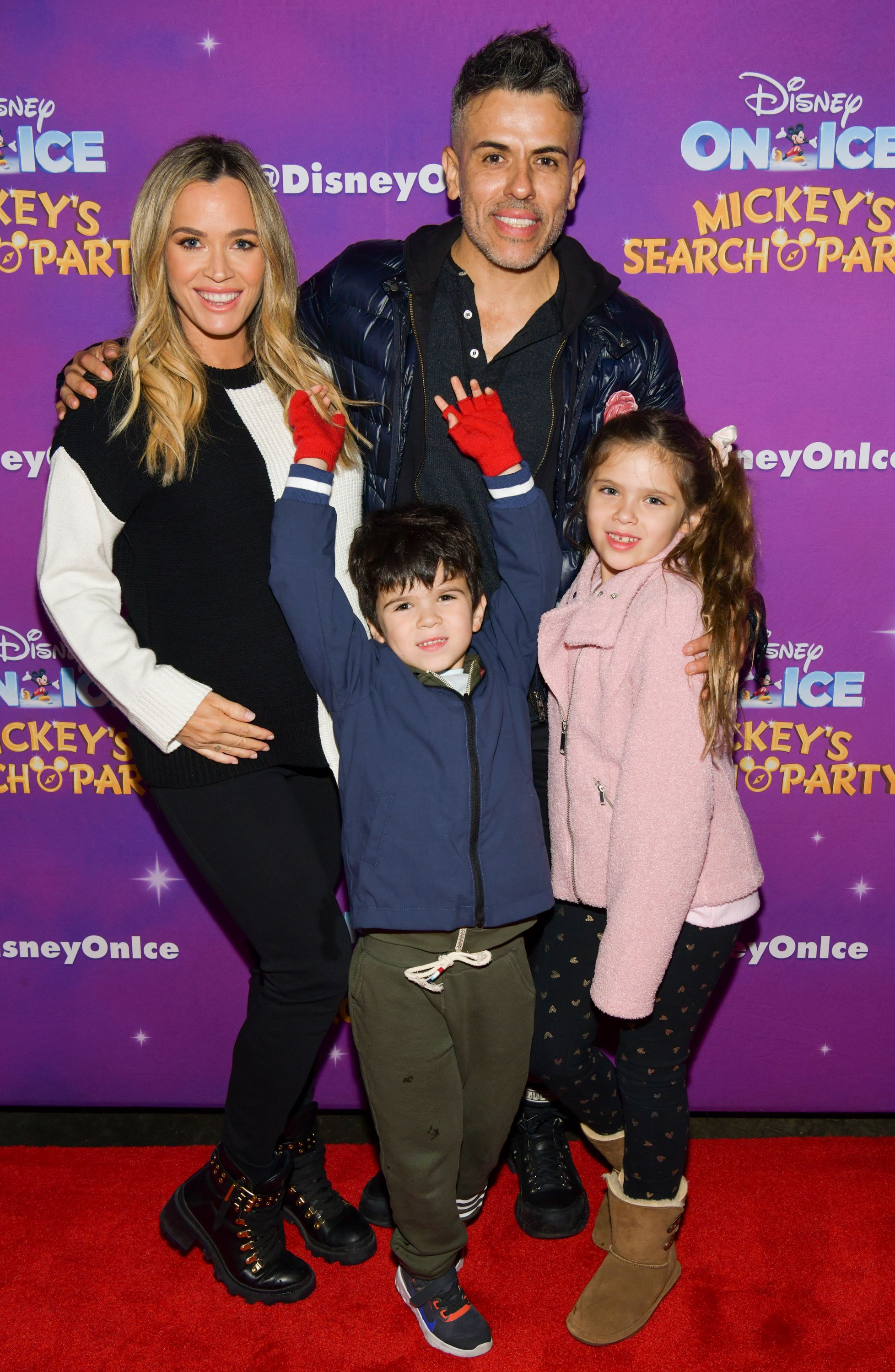Teddi Mellencamp and Edwin Arroyave, with Cruz and Slate Arroyave at the 2019 Disney On Ice "Mickey's Search Party" in Los Angeles | Source: Getty Images