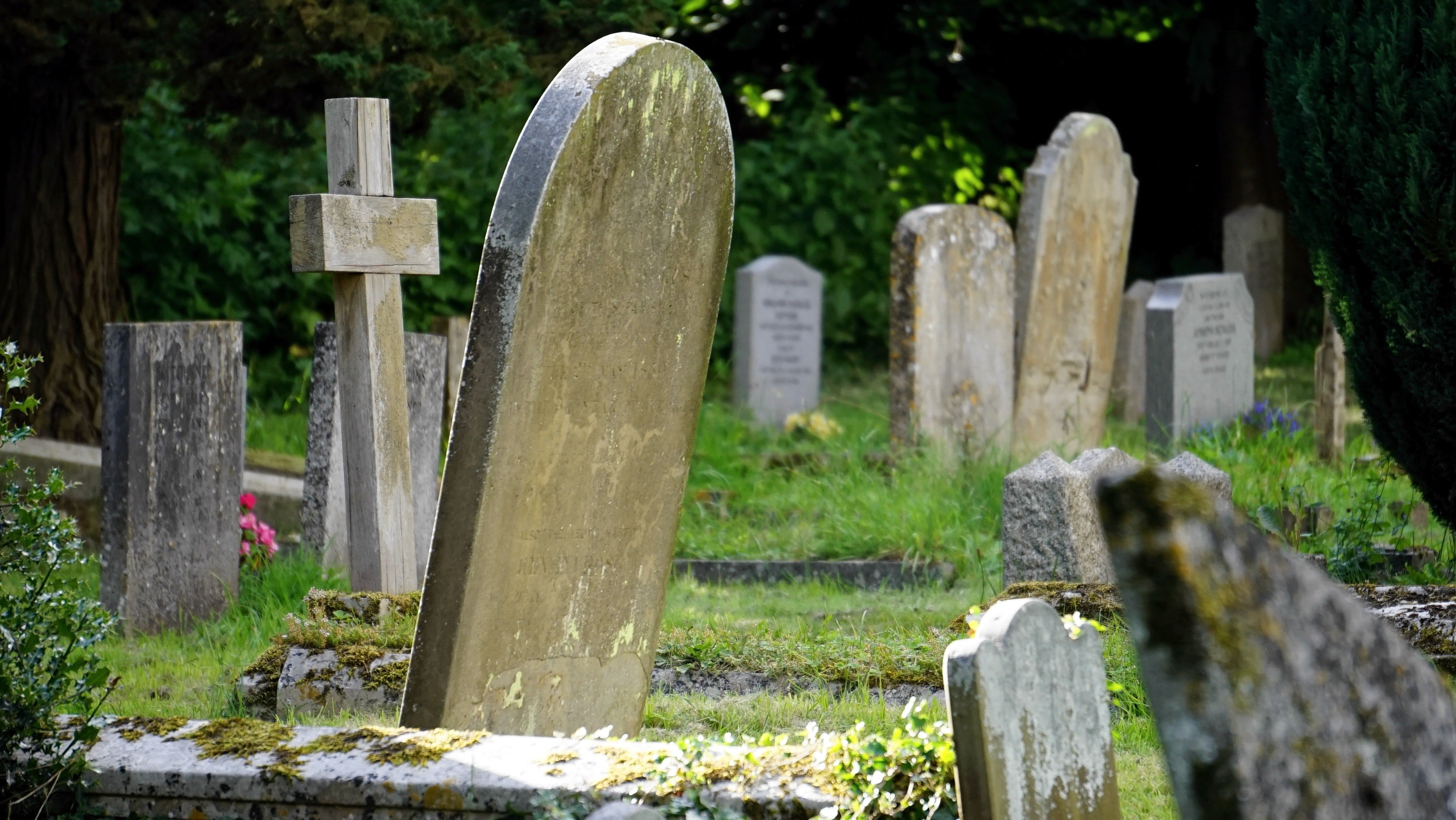 Photo of a graveyard. | Source: Pexels/ Mike
