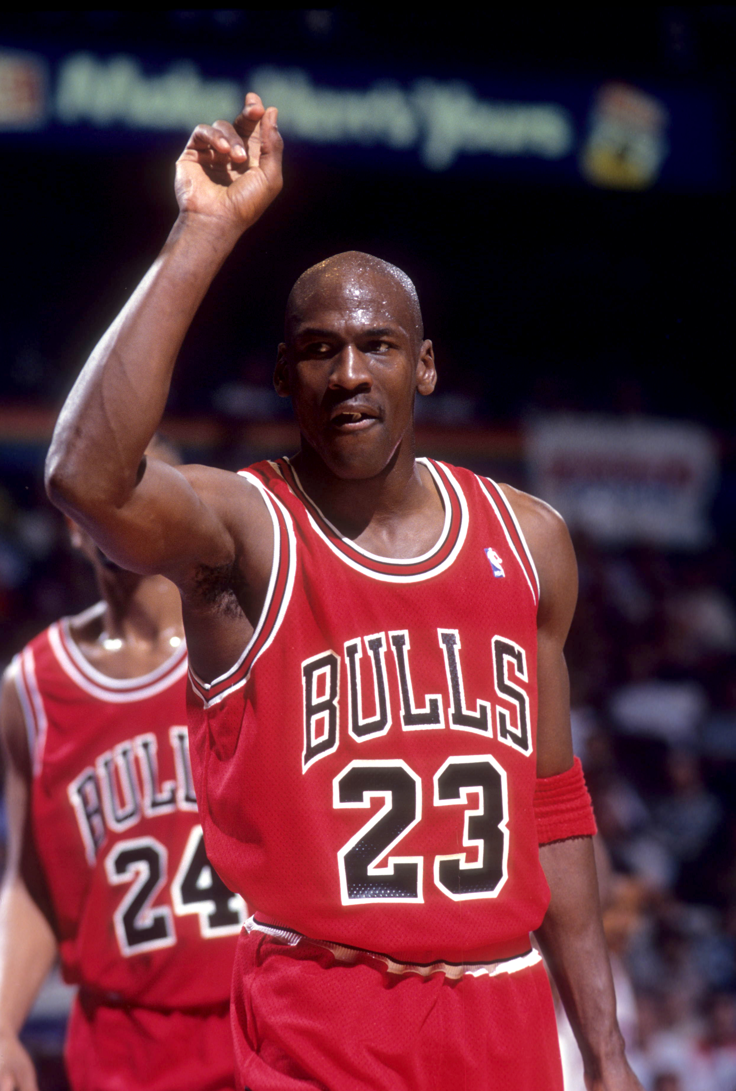 Michael Jordan pictured on the basketball court on May 1, 1991 | Source: Getty Images