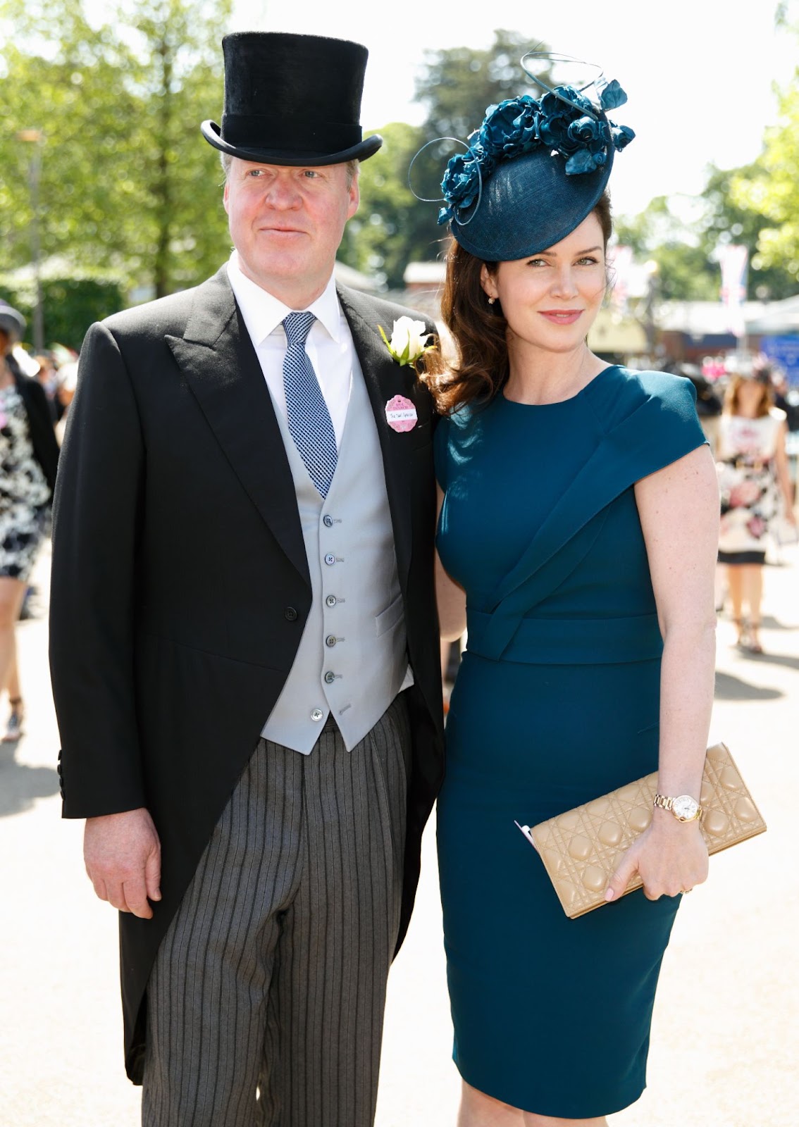 Earl Charles Spencer and Countess Karen Spencer at the wedding of Prince Harry to Meghan Markle on May 19, 2018, in Windsor, England. | Source: Getty Images