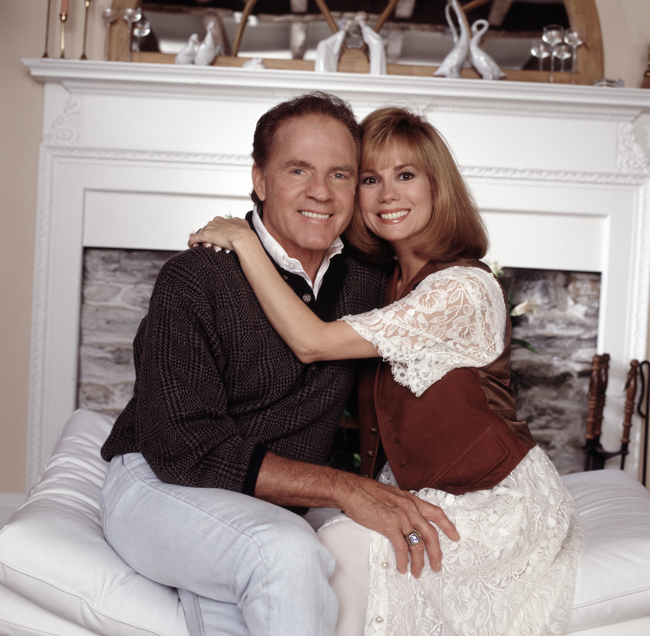 Frank Gifford and Kathie Lee Gifford on October 5, 1992 | Source: Getty Images