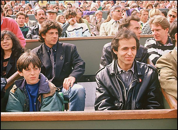 Jean-Jacques Goldman et son fils au Tournois de Roland Garros | photo : Getty Images 