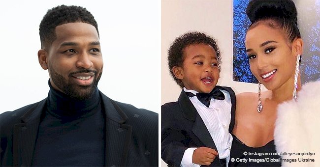Tristan Thompson's ex Jordan Craig celebrates son's 2nd birthday with photos of him in black suit