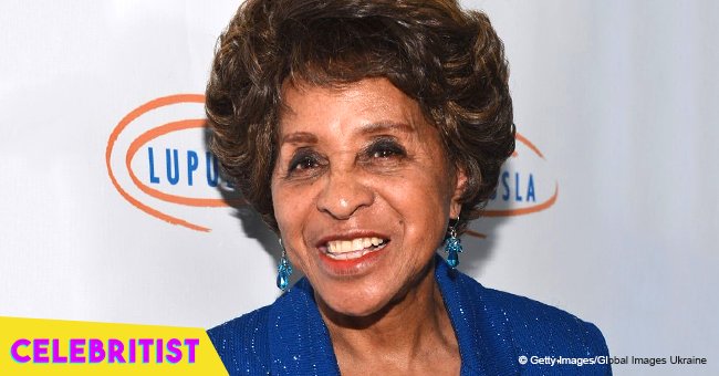 Marla Gibbs glows in metallic outfit in throwback picture with Dave Chapelle