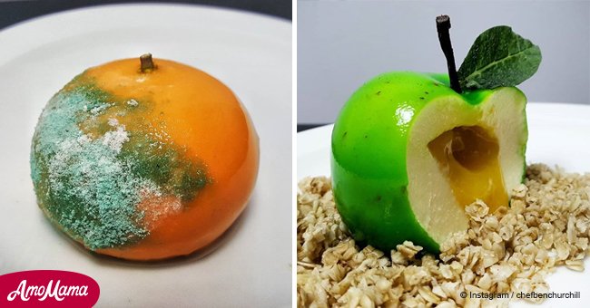 Chef makes edible 'food illusions' with an unexpected taste