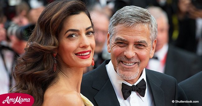 Hilarious TV moment of George Clooney's 'twins' with their famous nanny