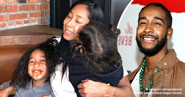 Omarion's Ex Apryl Jones Cuddles Her Kids in New Family Photo