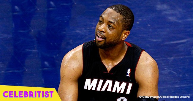 Dwayne Wade hits the basketball court together with his 16-year-old son 