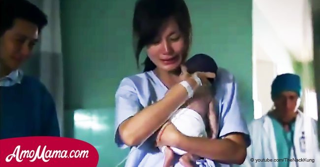 Broken mom holds lifeless child in her arms. See how powerful a mother’s love can be