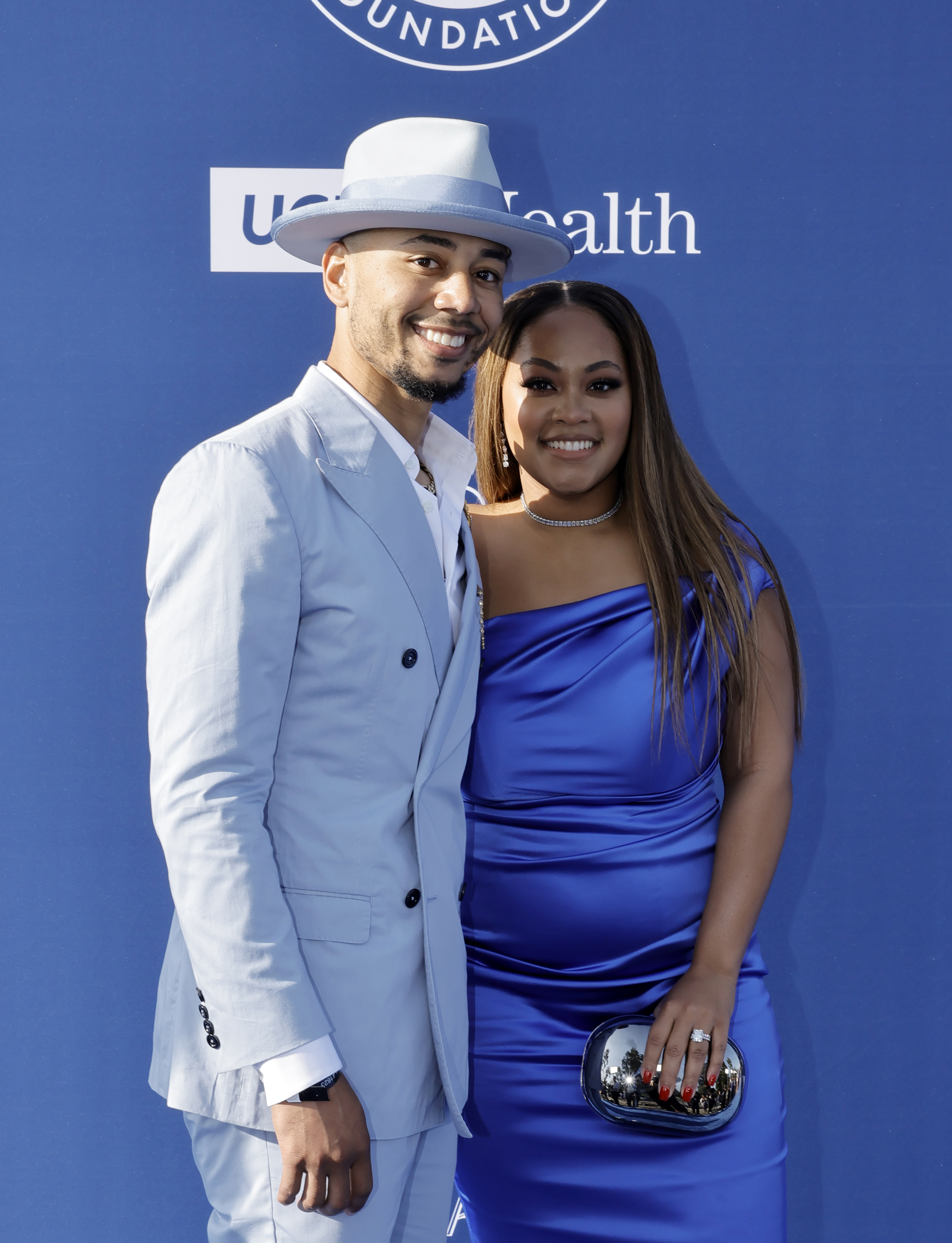 Mookie Betts and Brianna Hammonds at the Los Angeles Dodgers Foundation's annual Blue Diamond Gala on June 16, 2022, in Los Angeles | Source: Getty Images