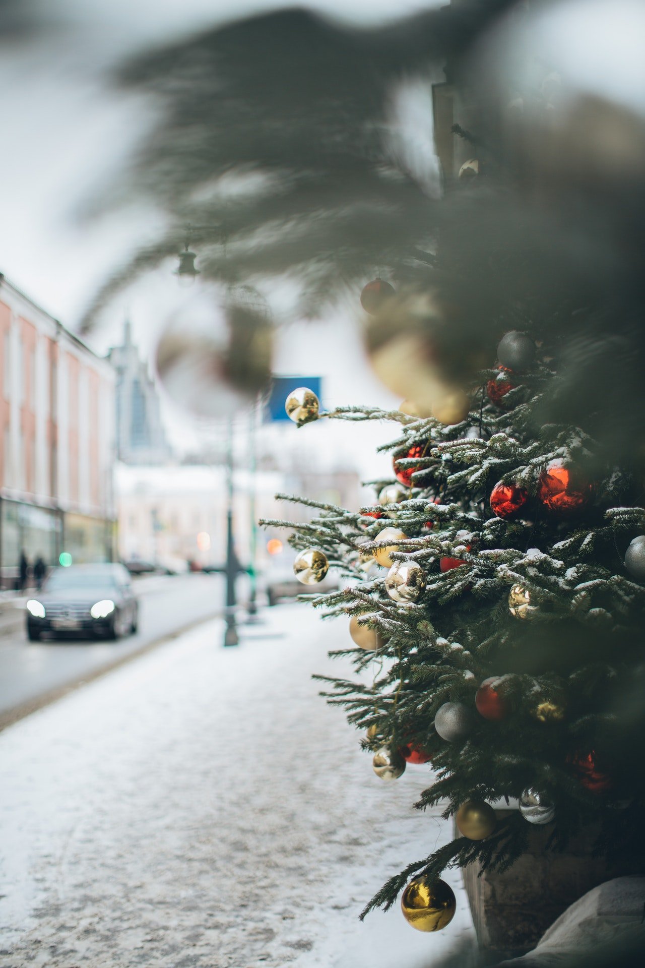 Photo of a snowy street | Photo: Pexels