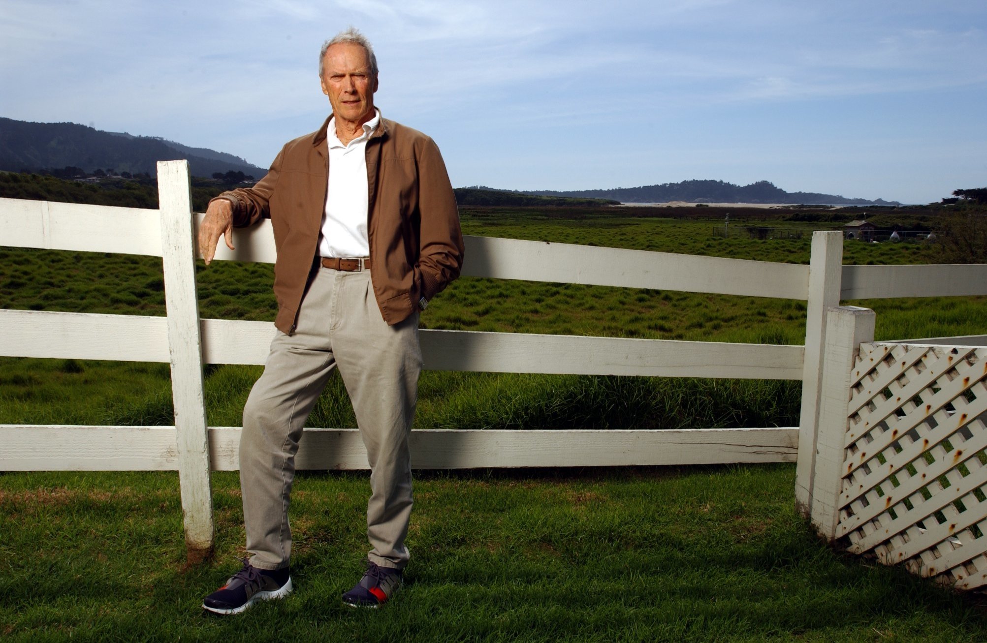 Clint Eastwood at his Mission Ranch Inn in Carmel on March 1, 2005 | Source: Getty Images