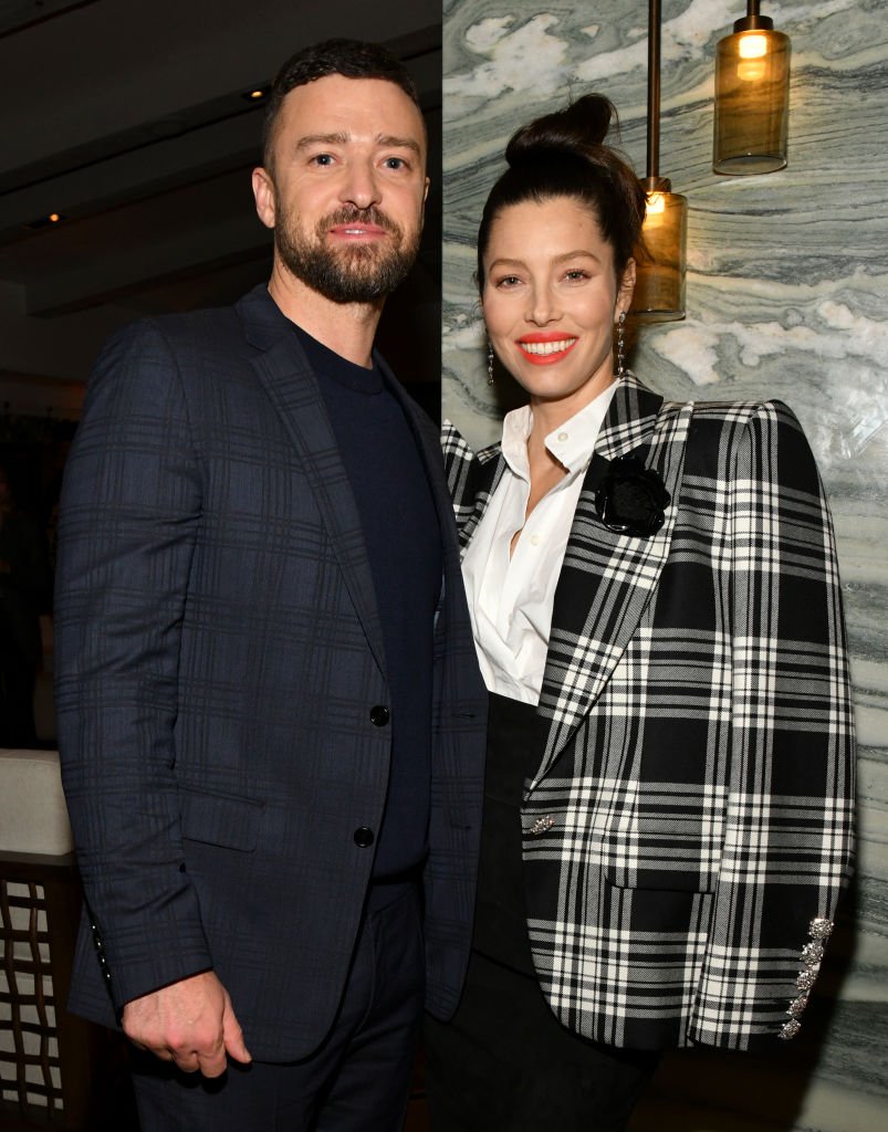 Justin Timberlake und Jessica Biel, West Hollywood, 2020 | Quelle: Getty Images