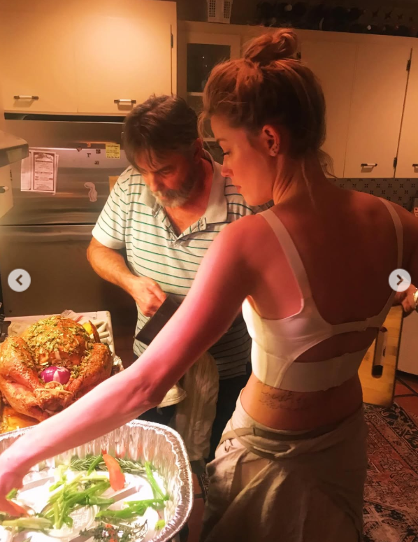 A picture from Amber Heard's Thanksgiving post, dated November 27, 2025 | Source: Instagram/amberheard