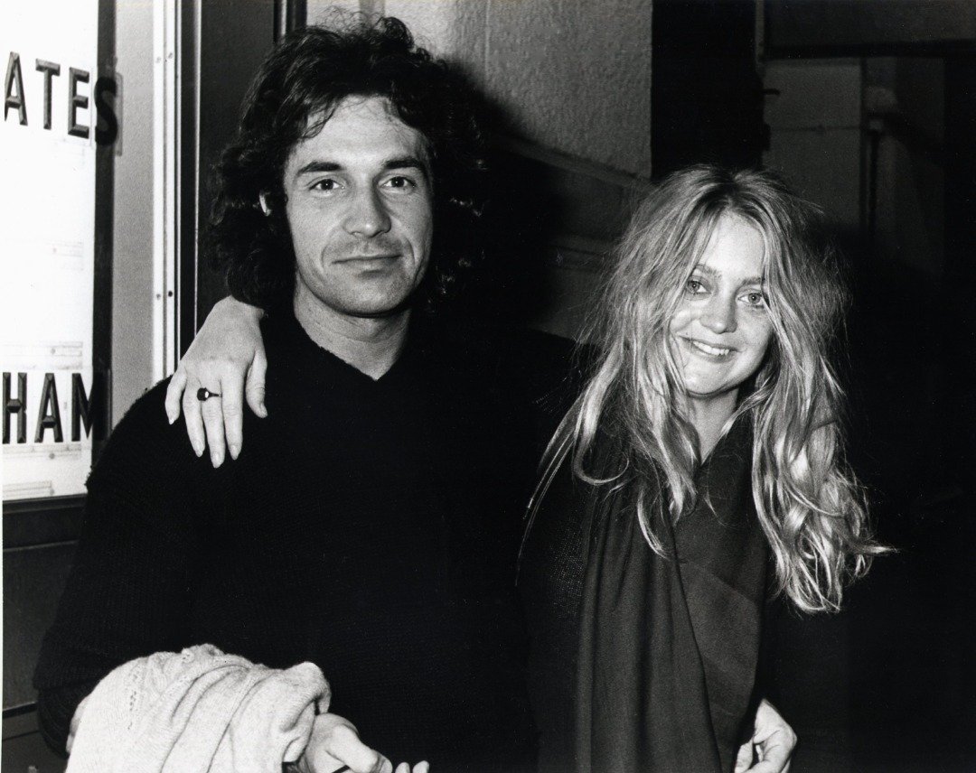 Goldie Hawn and her second husband Bill Hudson. | Source: Getty Images