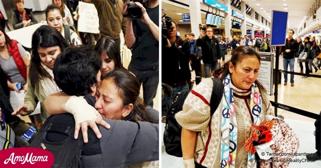 Deported Guatemalan mom cries as she sends her kids to the U.S. without her