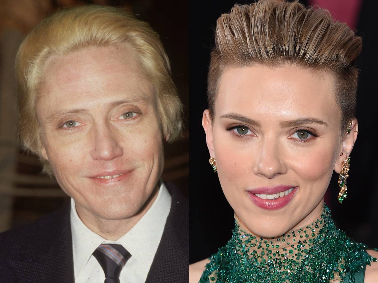 Christopher Walken vs Scarlett Johansson | Source: Getty Images