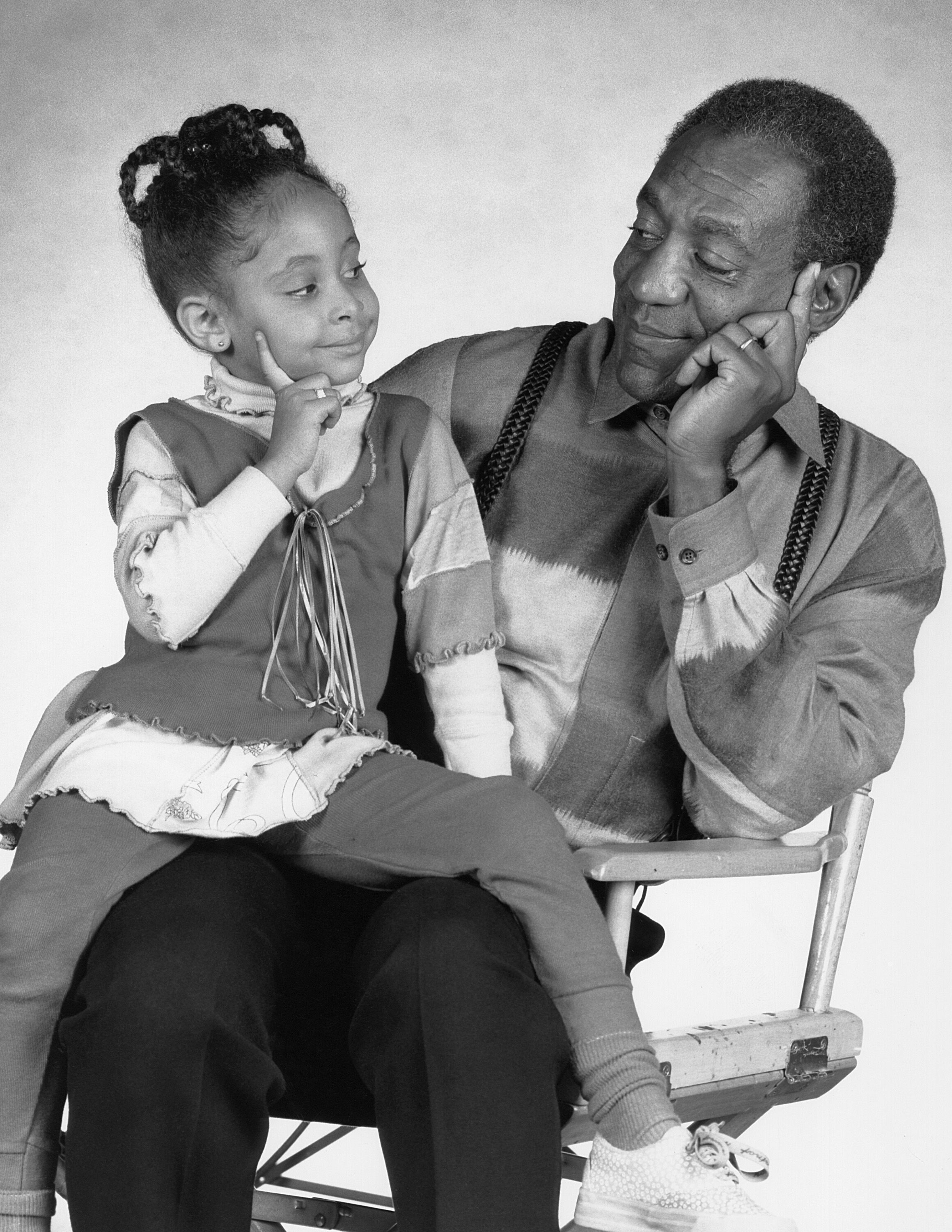 Raven-Symoné Pearman as Olivia Kendall, Bill Cosby as Dr. Heathcliff 'Cliff' Huxtable. | Source: Getty Images