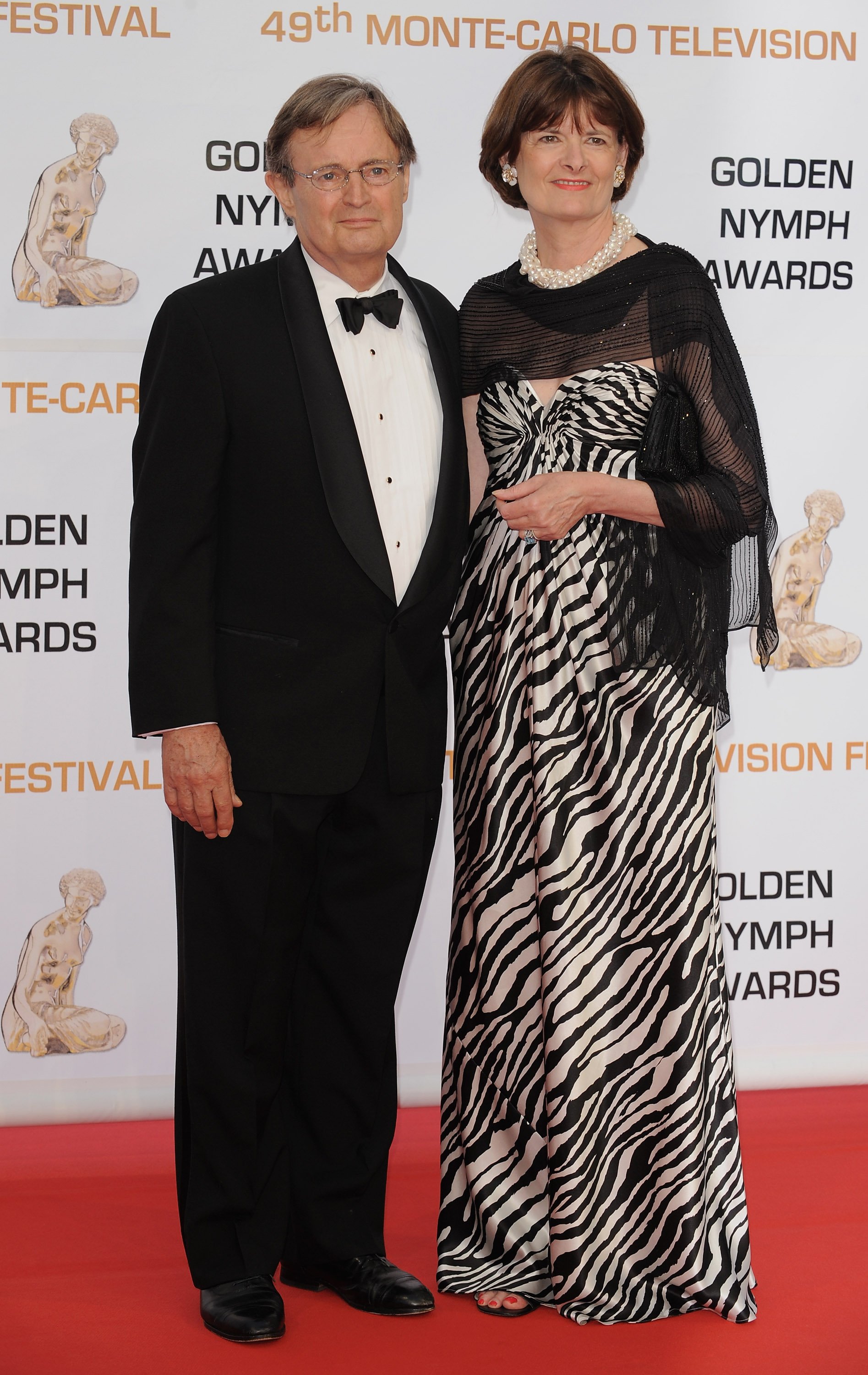  David McCallum and Katherine Carpenter in Monaco in 2009. | Source: Getty Images 